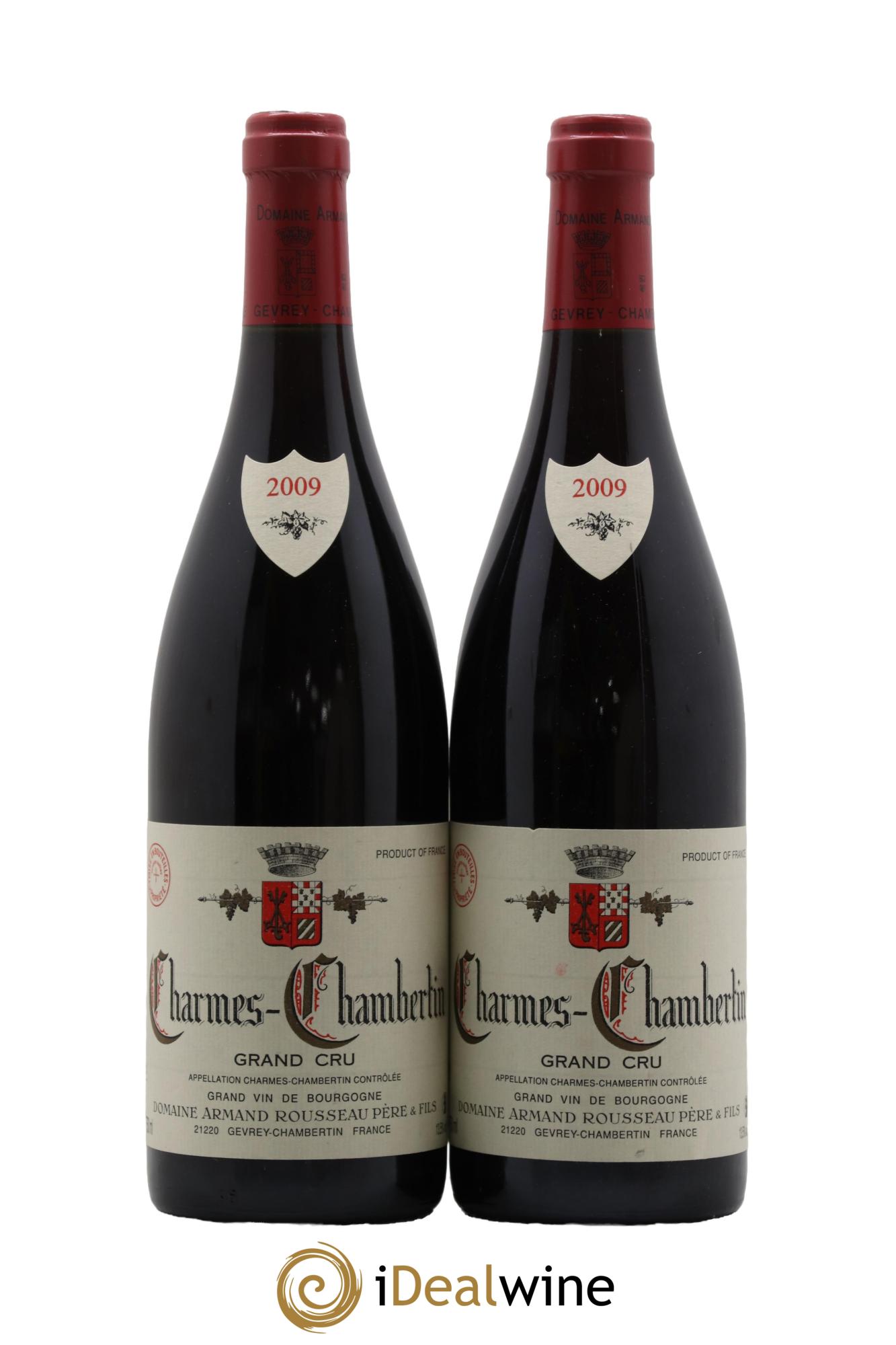 Charmes-Chambertin Grand Cru Armand Rousseau (Domaine)  2009 - Posten von 2 Flaschen - 0