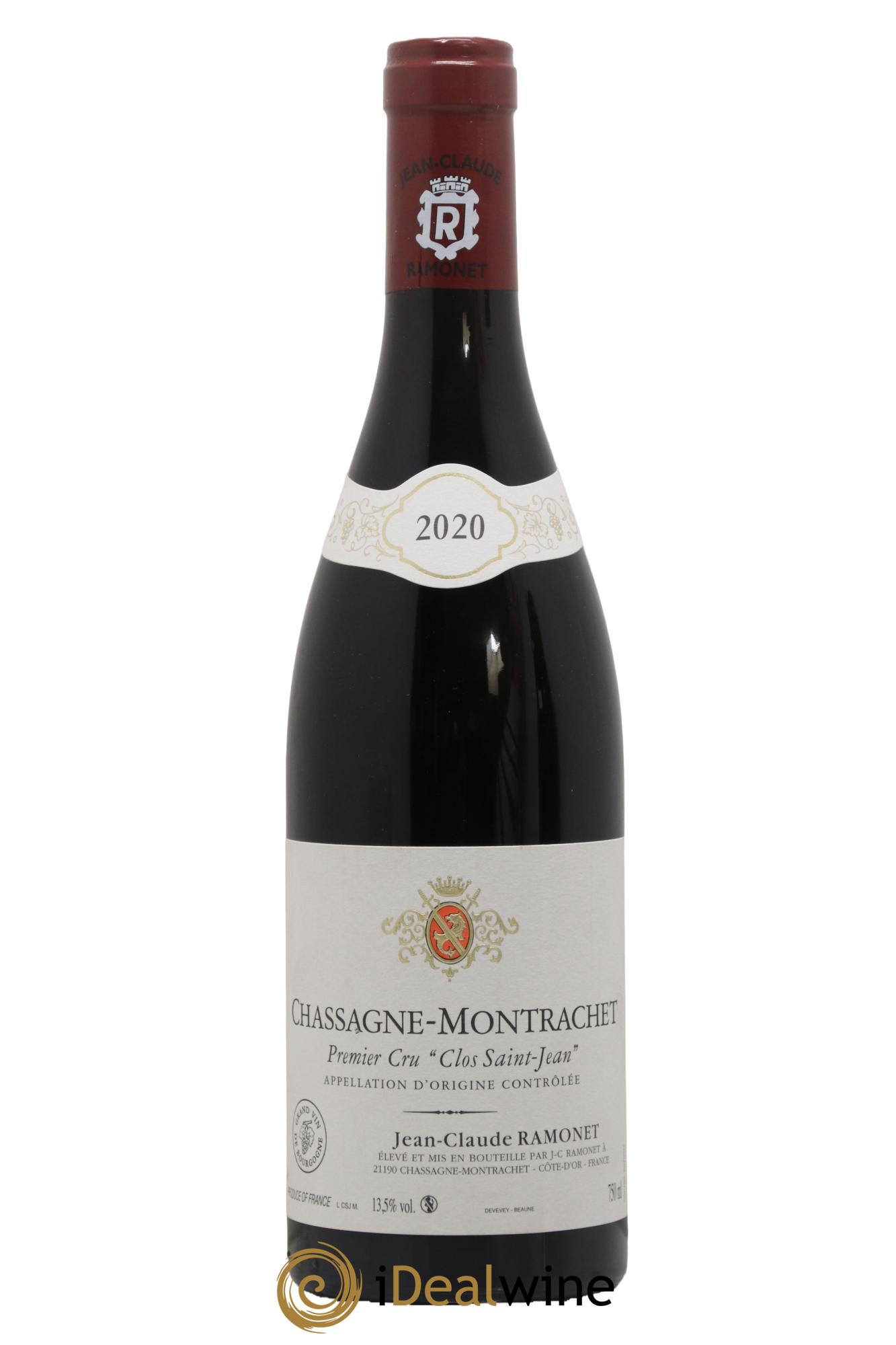 Chassagne-Montrachet 1er Cru Clos Saint-Jean Ramonet (Domaine) 2020 - Posten von 1 Flasche - 0