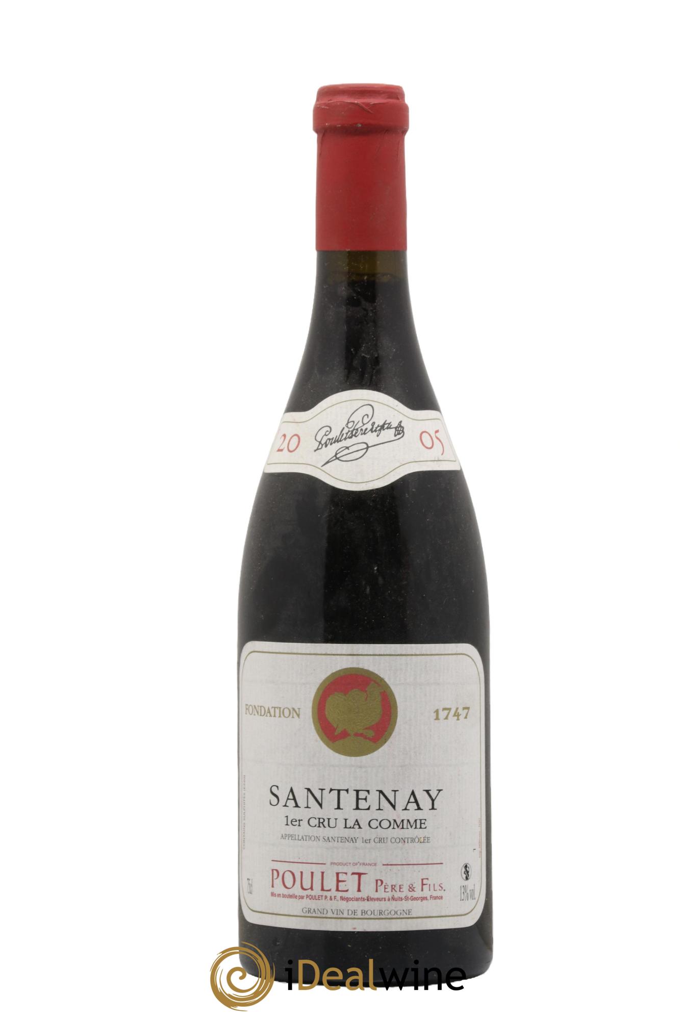 Santenay 1er Cru La Comme Poulet Père & Fils 2005 - Lotto di 1 bottiglia - 0