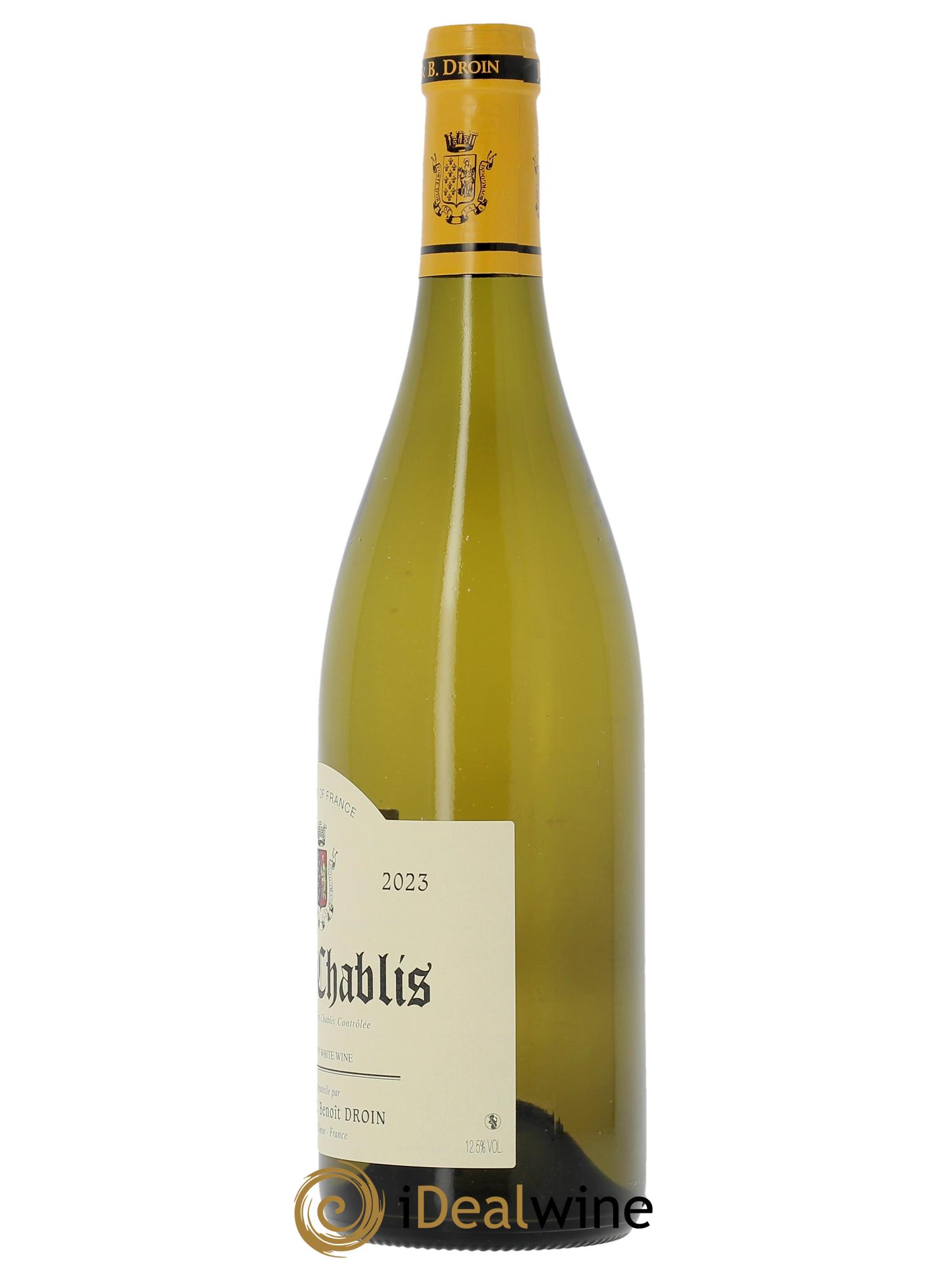 Petit Chablis Jean-Paul & Benoît Droin (Domaine)  2023 - Lot of 1 bottle - 2