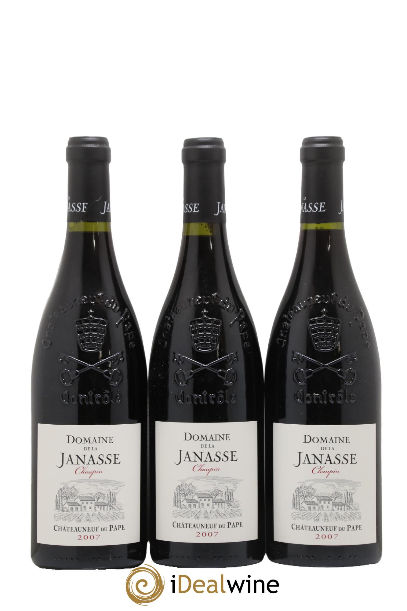 Châteauneuf-du-Pape Cuvée Chaupin La Janasse (Domaine de) 2007 - Posten von 12 Flaschen - 3