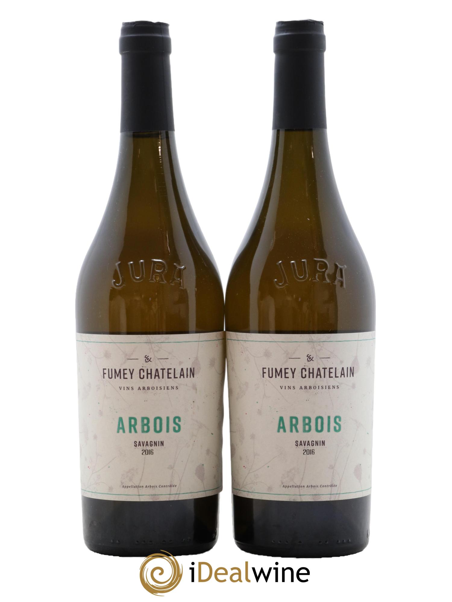 Arbois Savagnin Ouillé Fumey-Chatelain 2016 - Posten von 2 Flaschen - 0