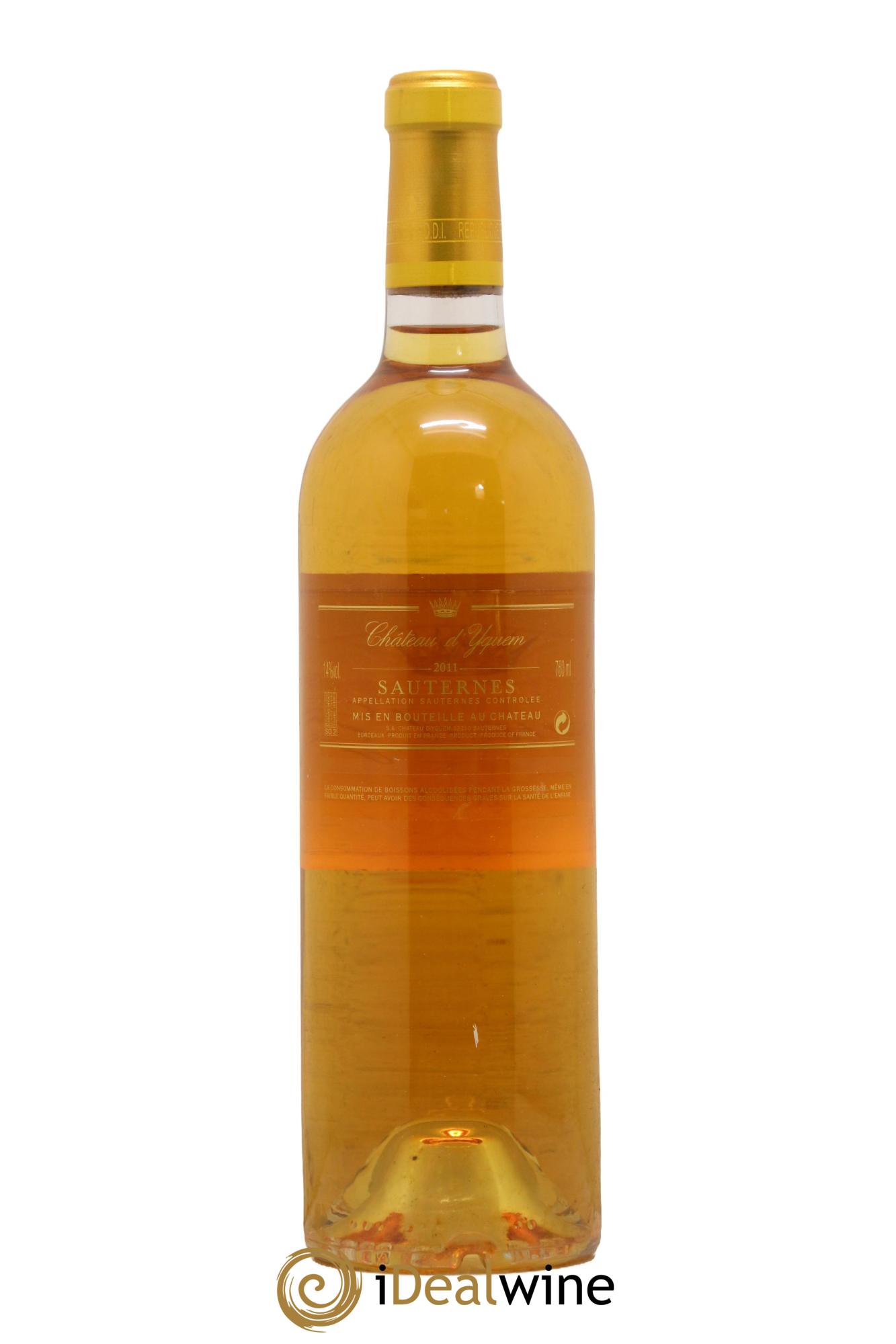 Château d' Yquem 1er Cru Classé Supérieur 2011 - Lot de 1 bouteille - 1