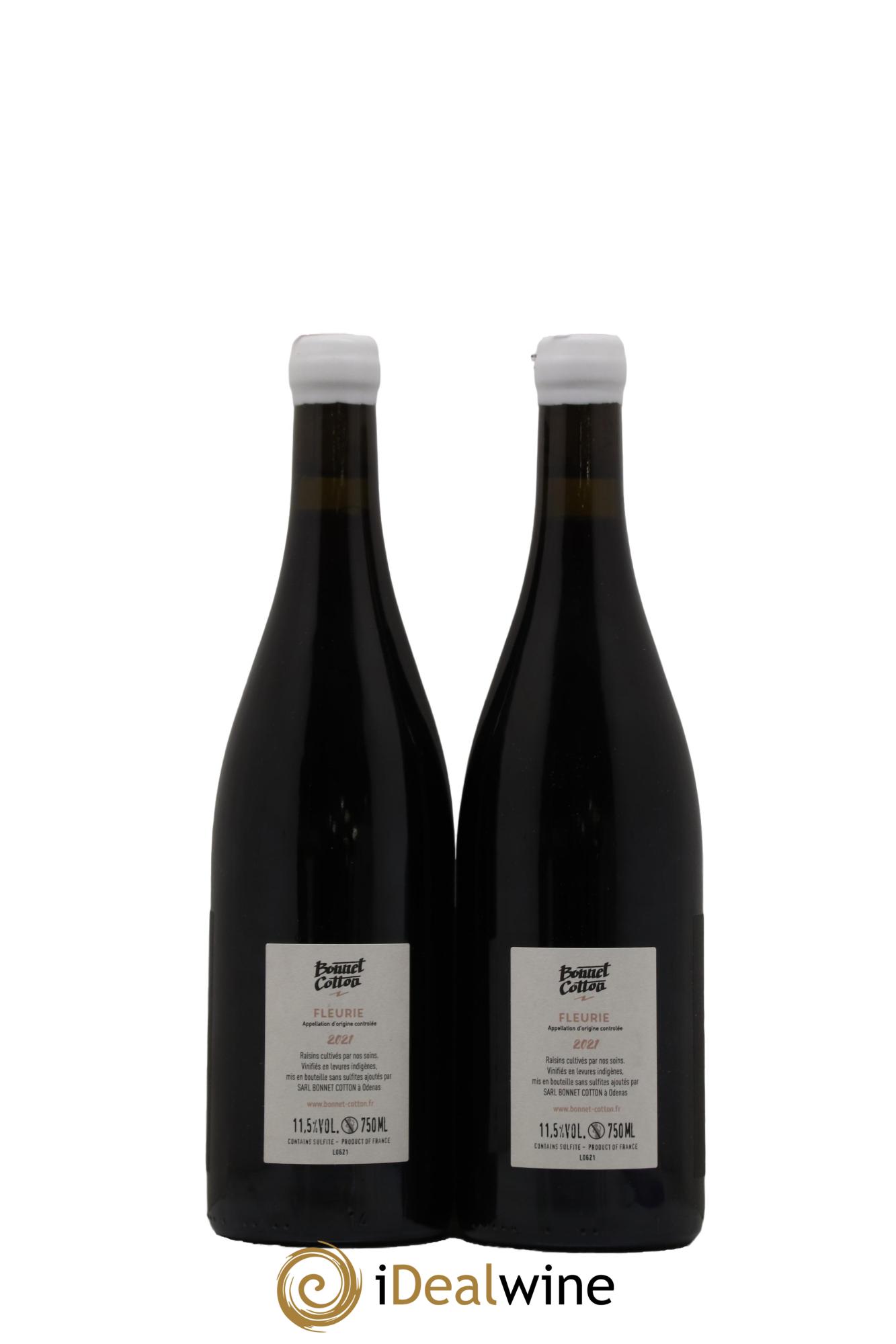 Fleurie Poncié Bonnet-Cotton (Domaine)  2021 - Lot of 2 bottles - 1