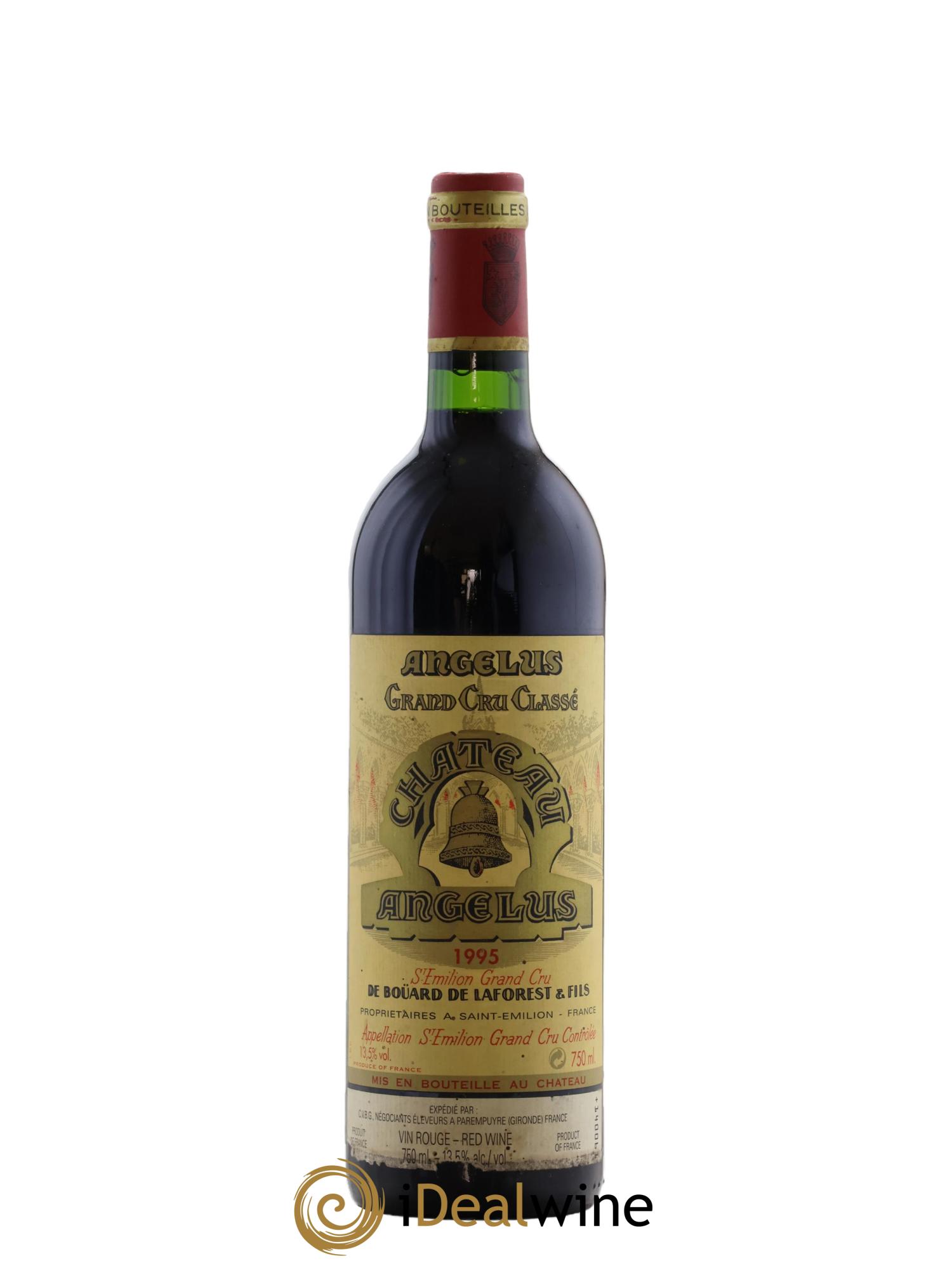 Château Angélus 1er Grand Cru Classé A  1995 - Lot of 1 bottle - 0