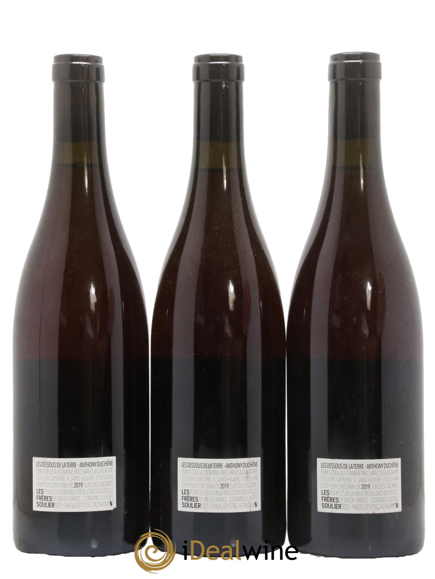 Vin de France Les Dessous de la Terre Les Frères Soulier 2019 - Lot de 3 bouteilles - 1