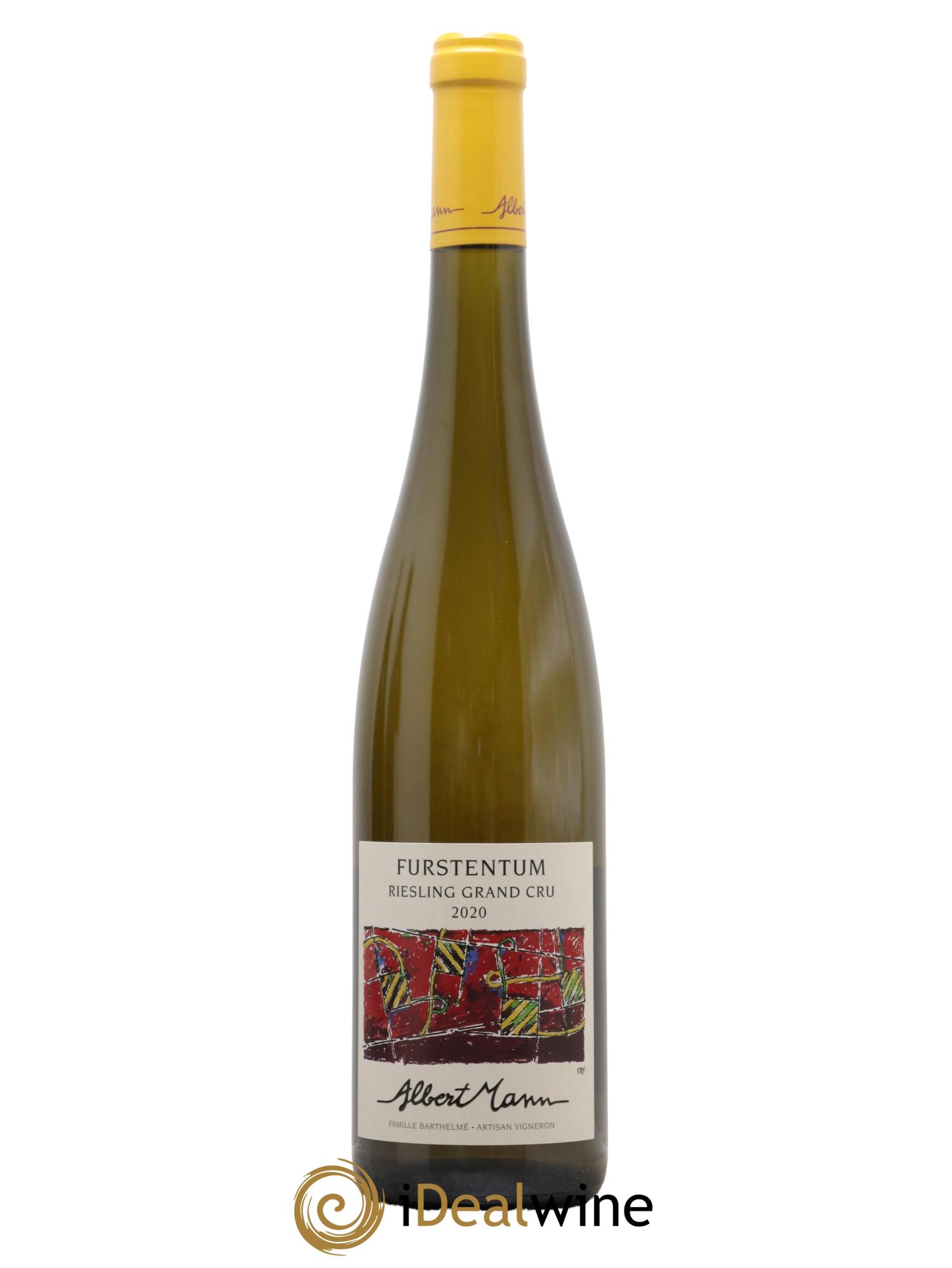 Alsace Riesling Grand Cru Furstentum Albert Mann 2020 - Lot de 1 bouteille - 0