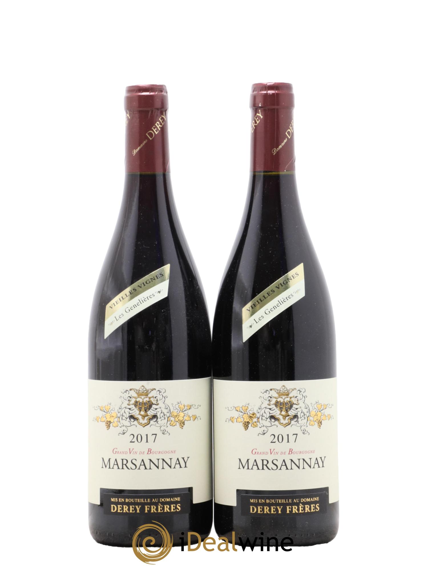 Marsannay Vieilles Vignes Les Genelières Domaine Derey 2017 - Lot de 2 bouteilles - 0