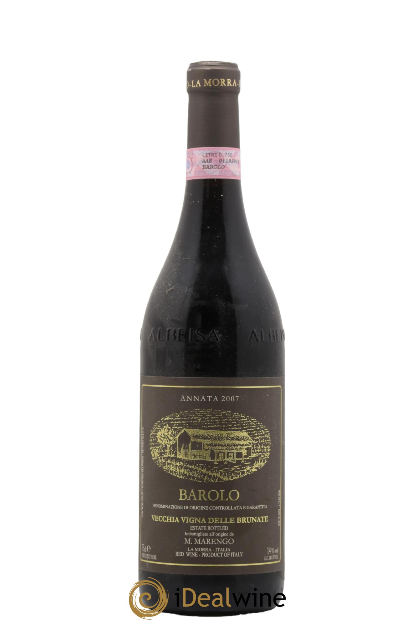 Barolo DOCG Vecchia Vigna Delle Brunate Mario Marengo 2007 - Lot of 1 bottle - 0