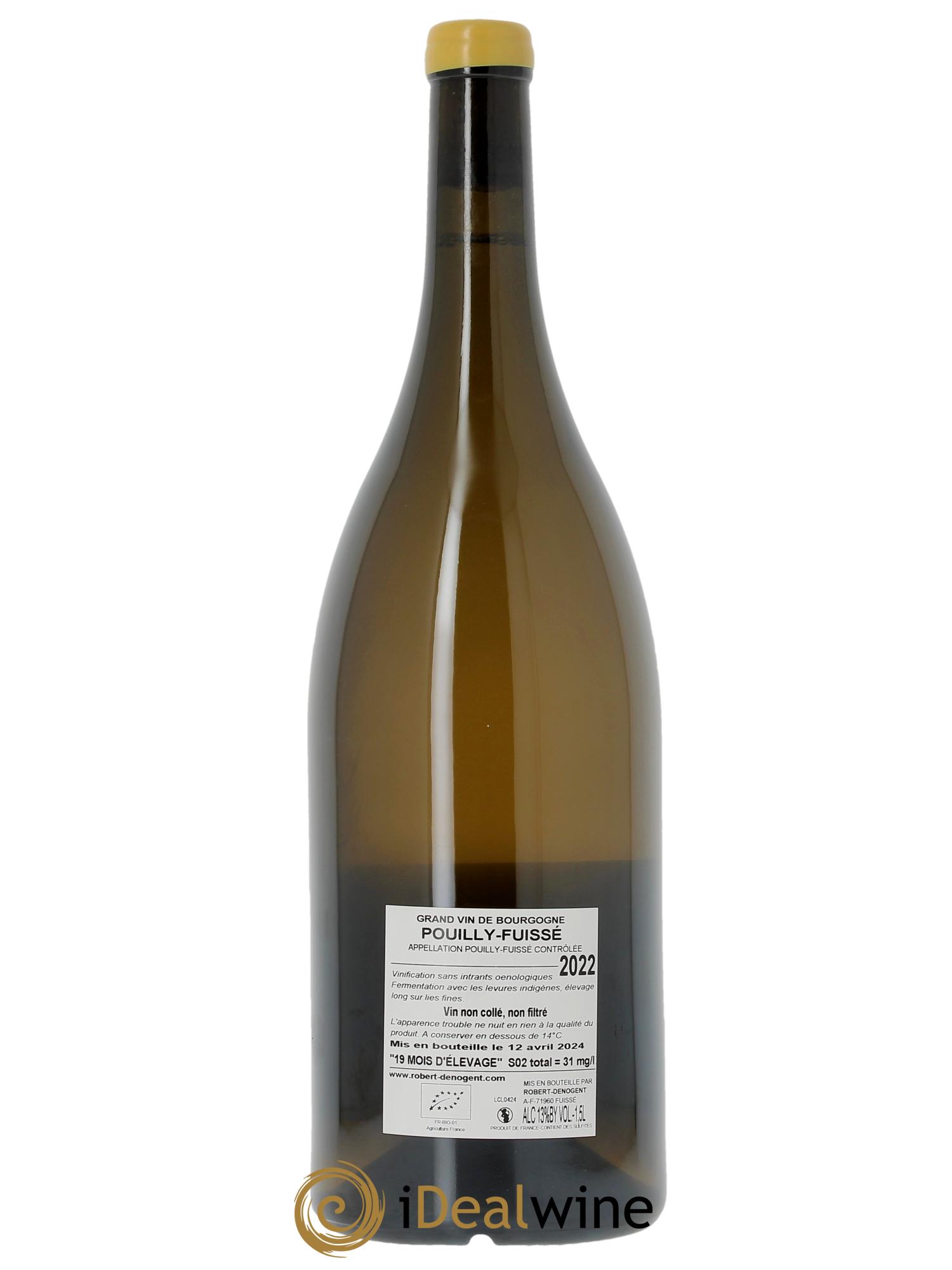 Pouilly-Fuissé La Croix Vieilles Vignes Robert Denogent (Domaine)  2022 - Lotto di 1 magnum - 1