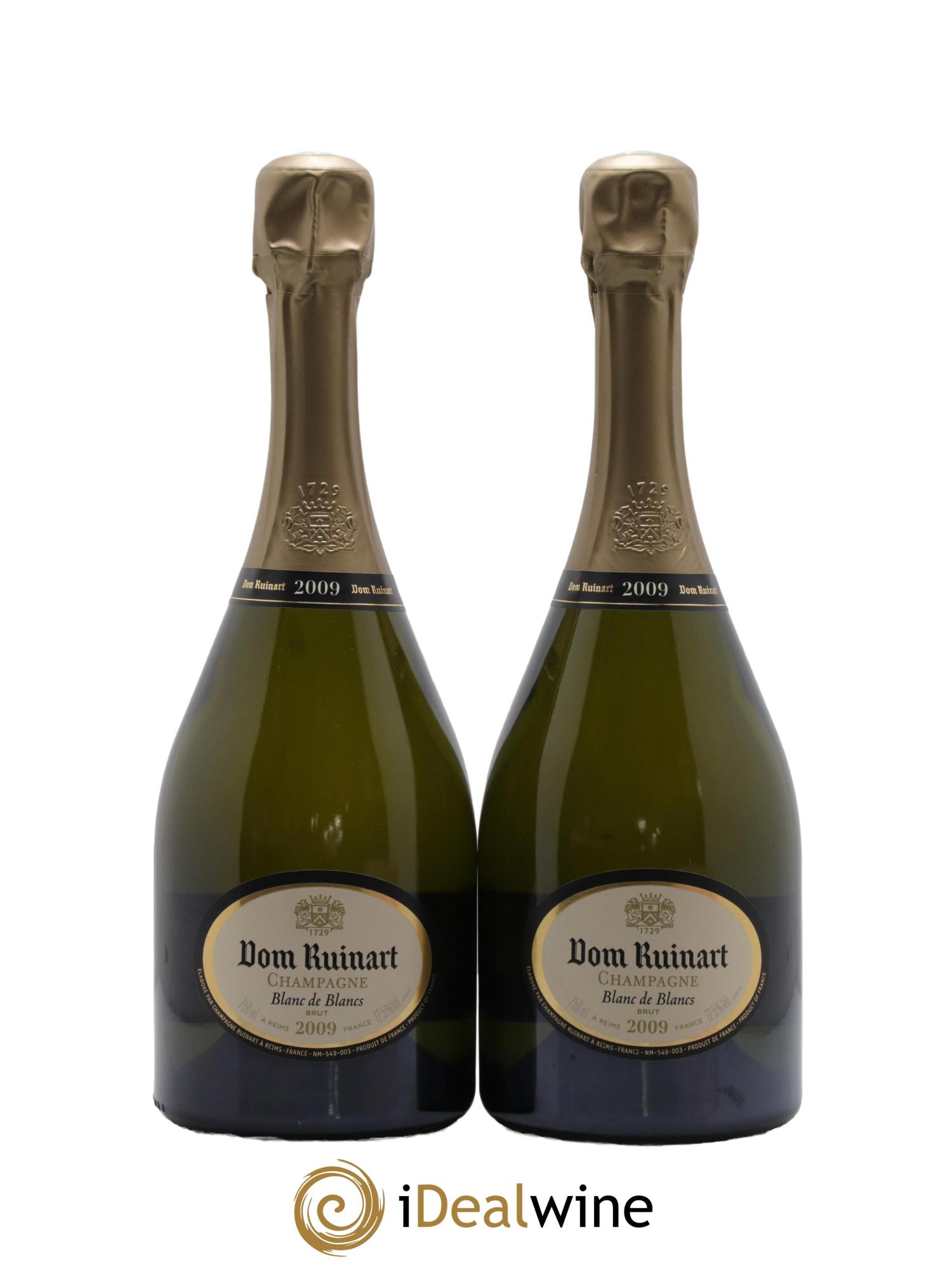 Dom Ruinart Brut Ruinart 2009 - Lot of 2 bottles - 0