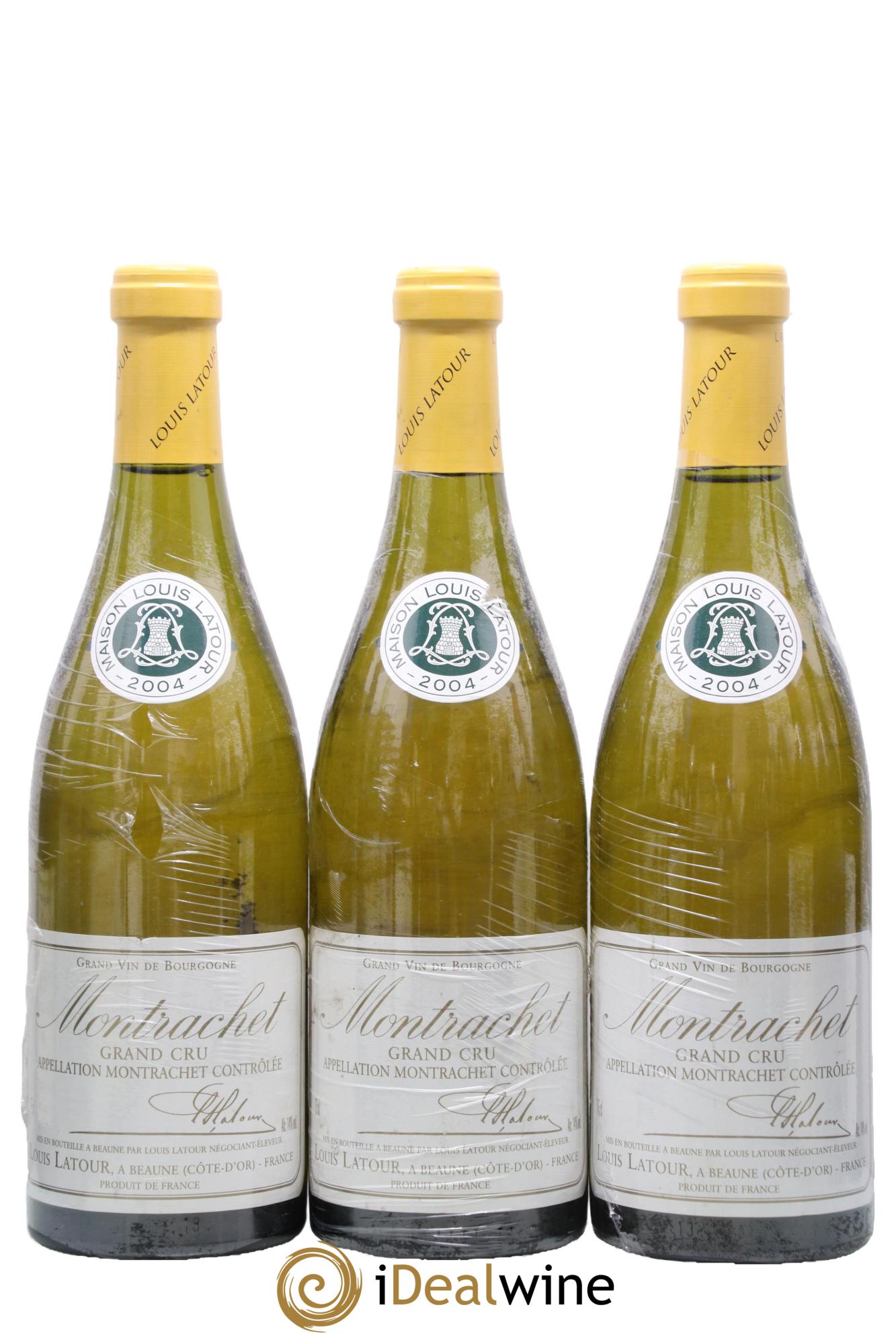 Montrachet Grand Cru Louis Latour 2004 - Lotto di 3 bottiglie - 0