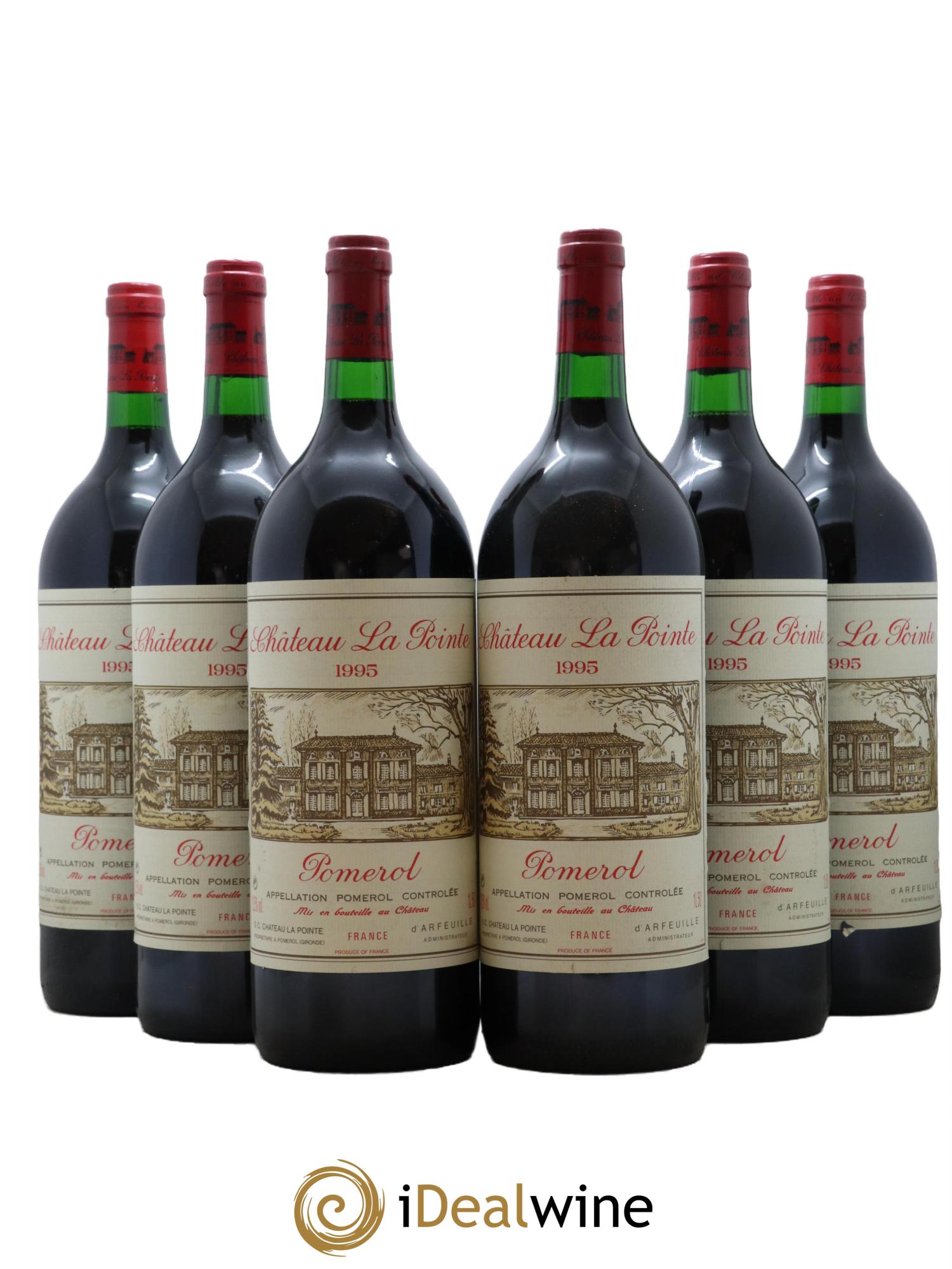 Château la Pointe 1995 - Posten von 6 Magnum - 0