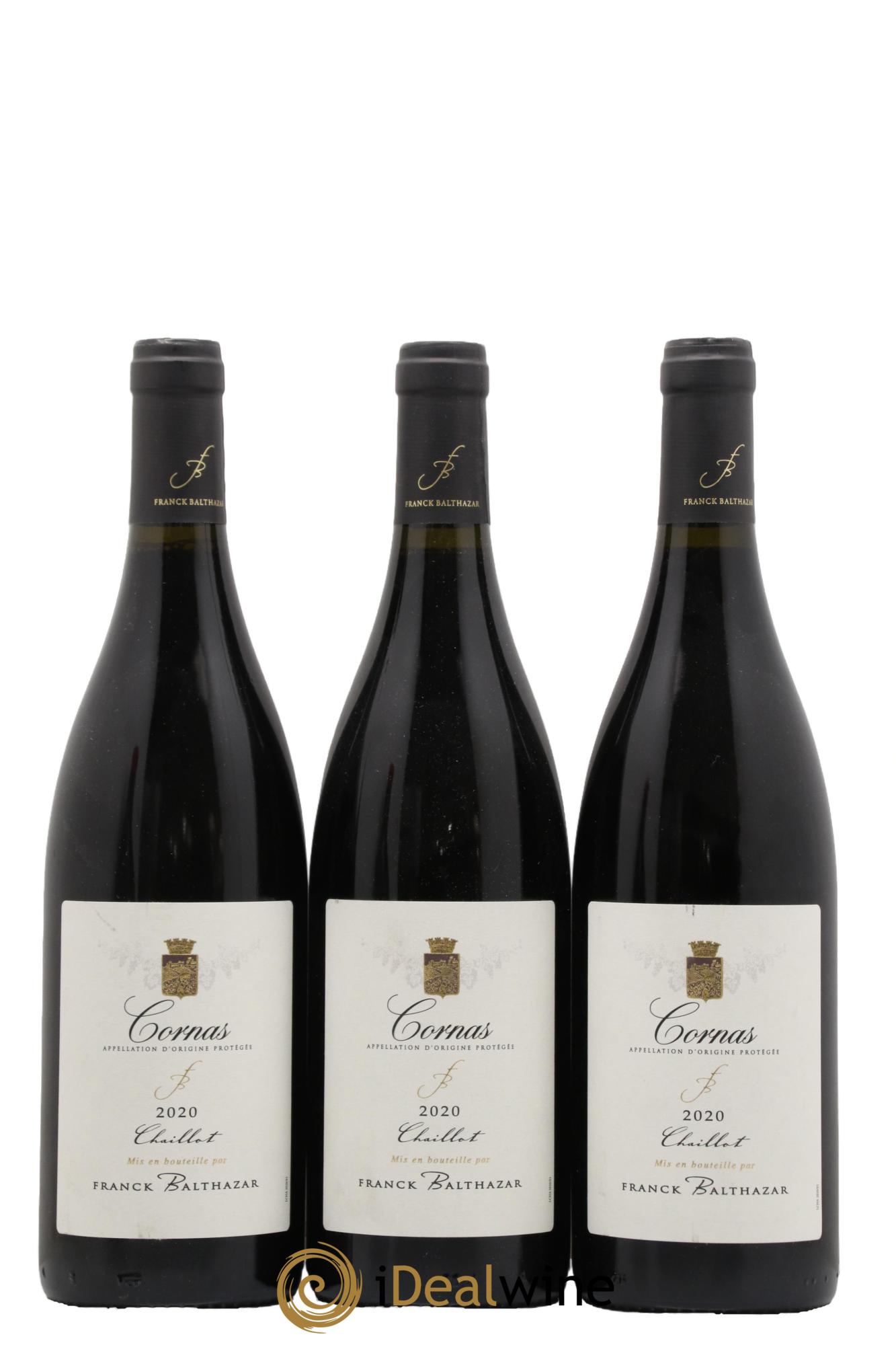 Cornas Chaillot Franck Balthazar (Domaine) 2020 - Lot de 3 bouteilles - 0