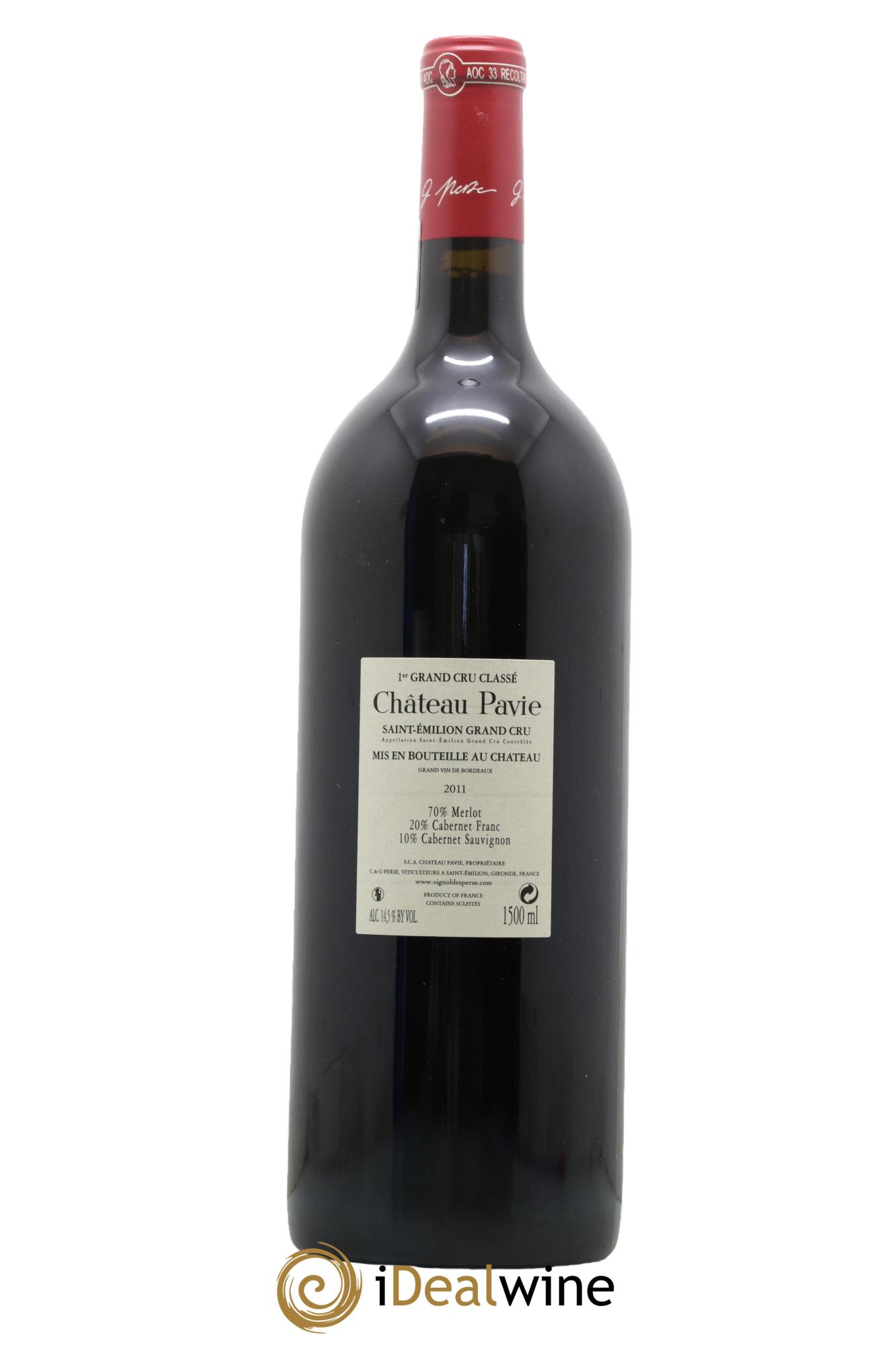 Château Pavie 1er Grand Cru Classé A 2011 - Lot de 1 magnum - 1