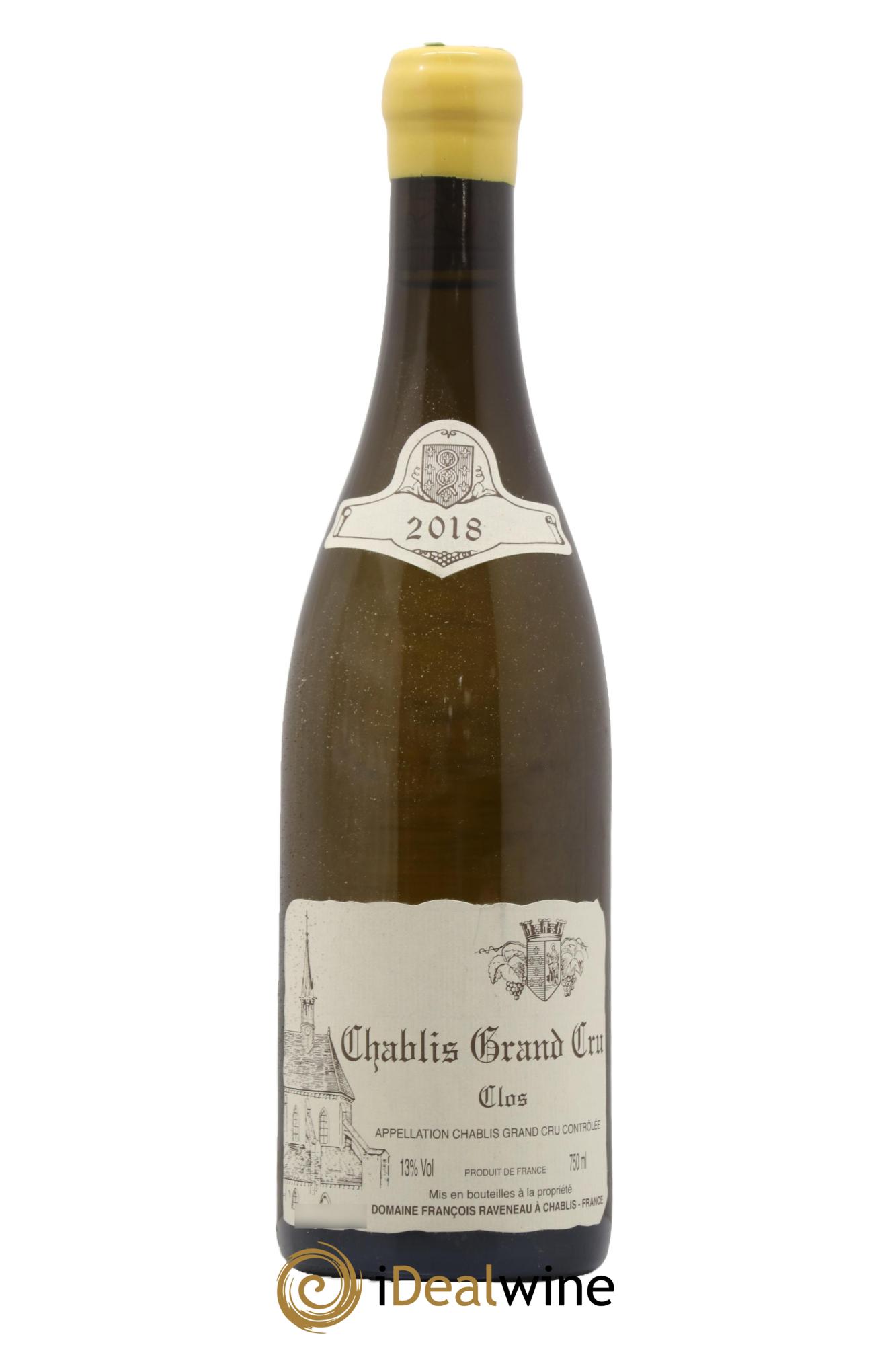 Chablis Grand Cru Clos Raveneau (Domaine) 2018 - Posten von 1 Flasche - 0