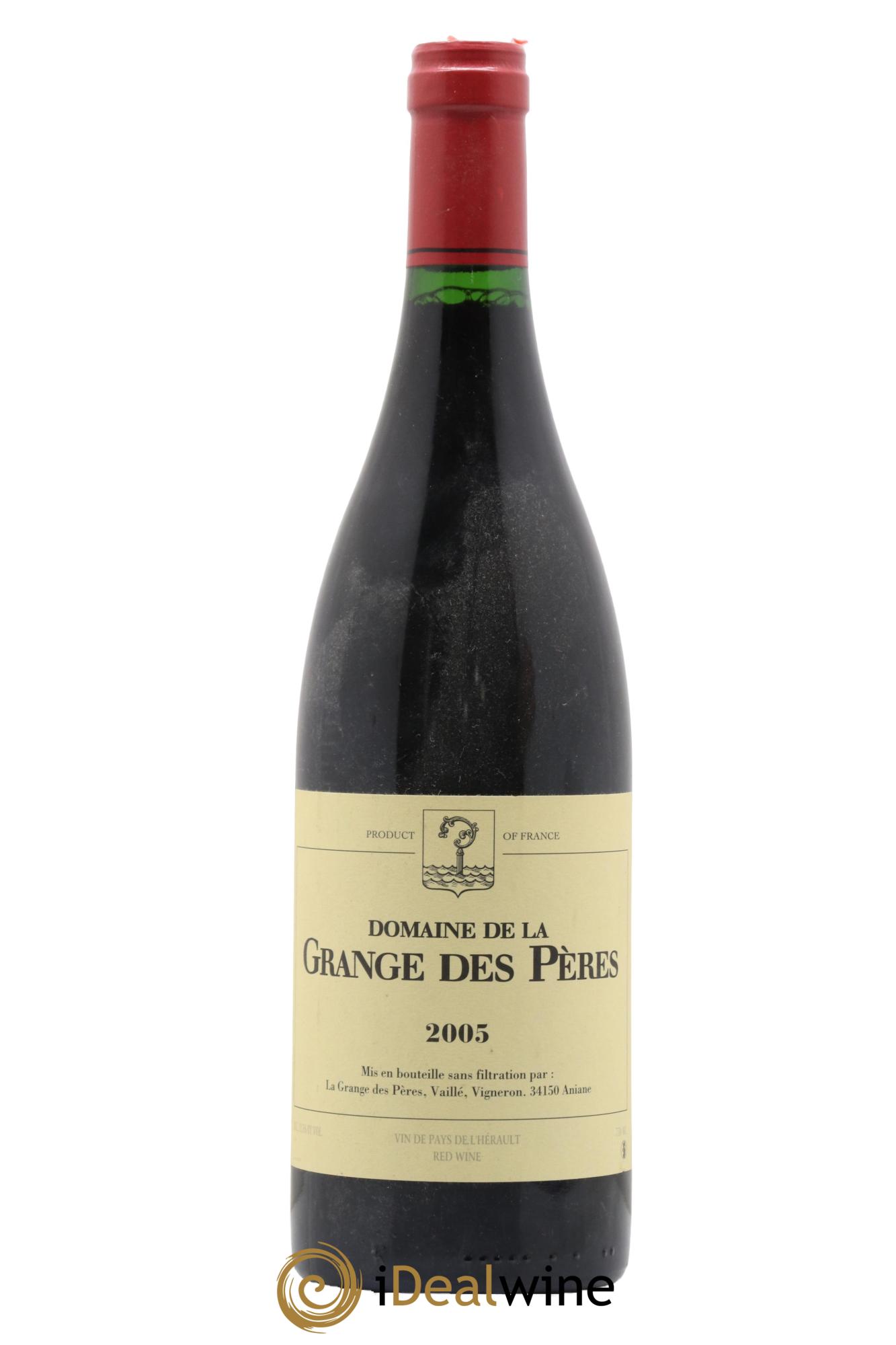 IGP Pays d'Hérault Grange des Pères Laurent Vaillé 2005 - Lot de 1 bouteille - 0