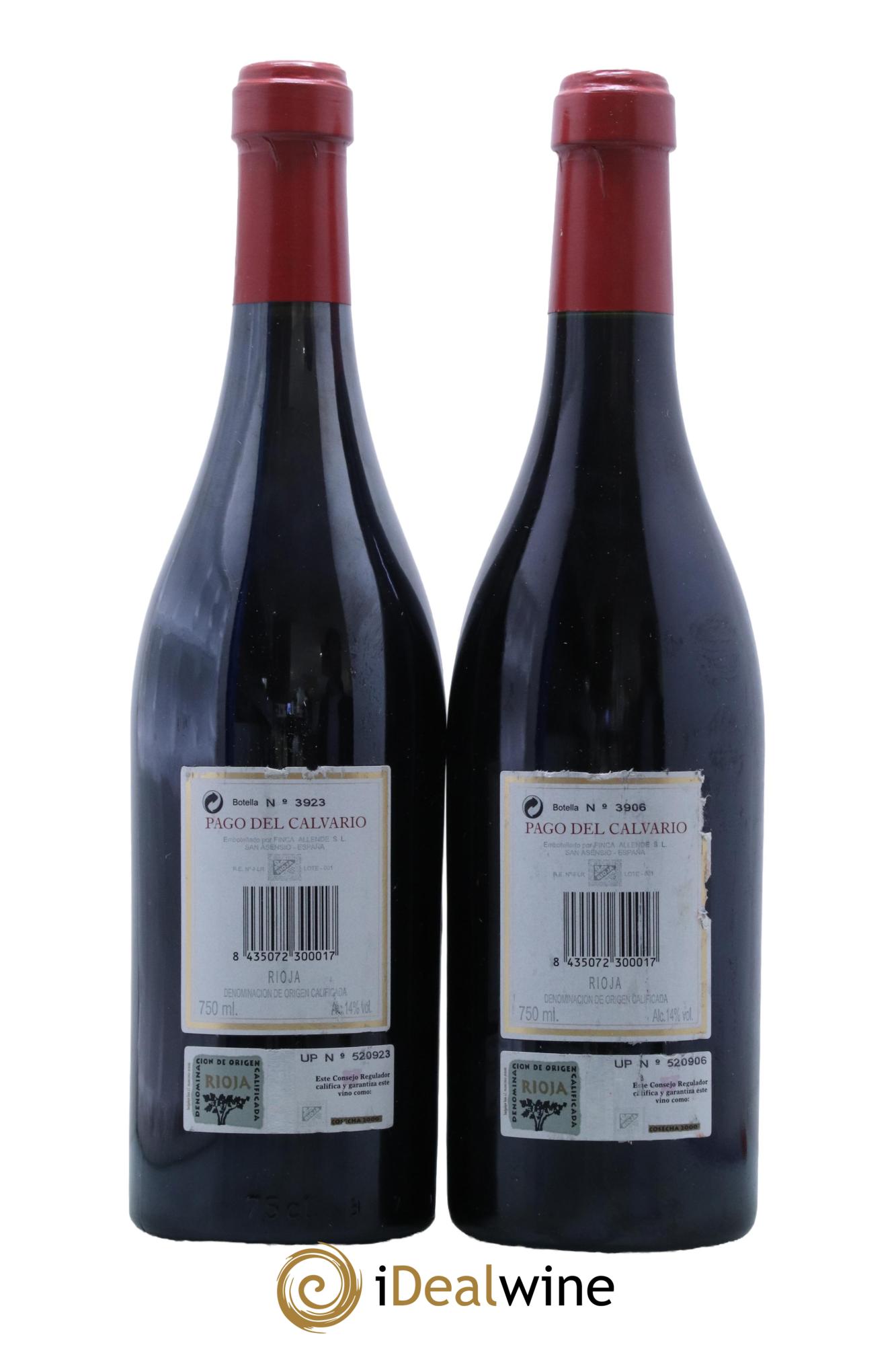 Rioja DOCA Calvario 2000 - Lot of 2 bottles - 1