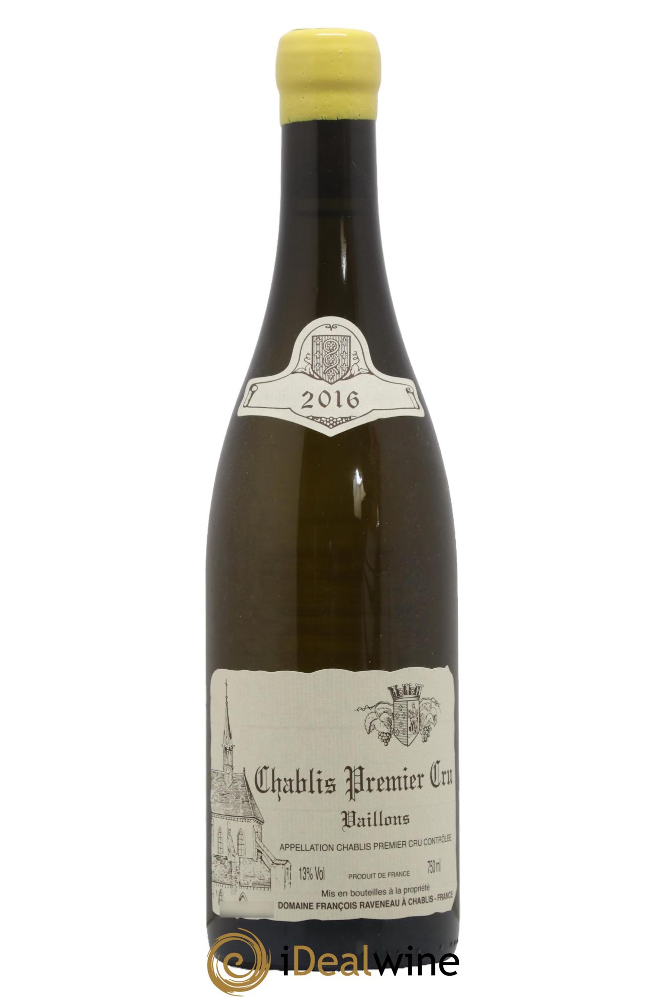 Chablis 1er Cru Vaillons Raveneau (Domaine) 2016 - Lot of 1 bottle - 0