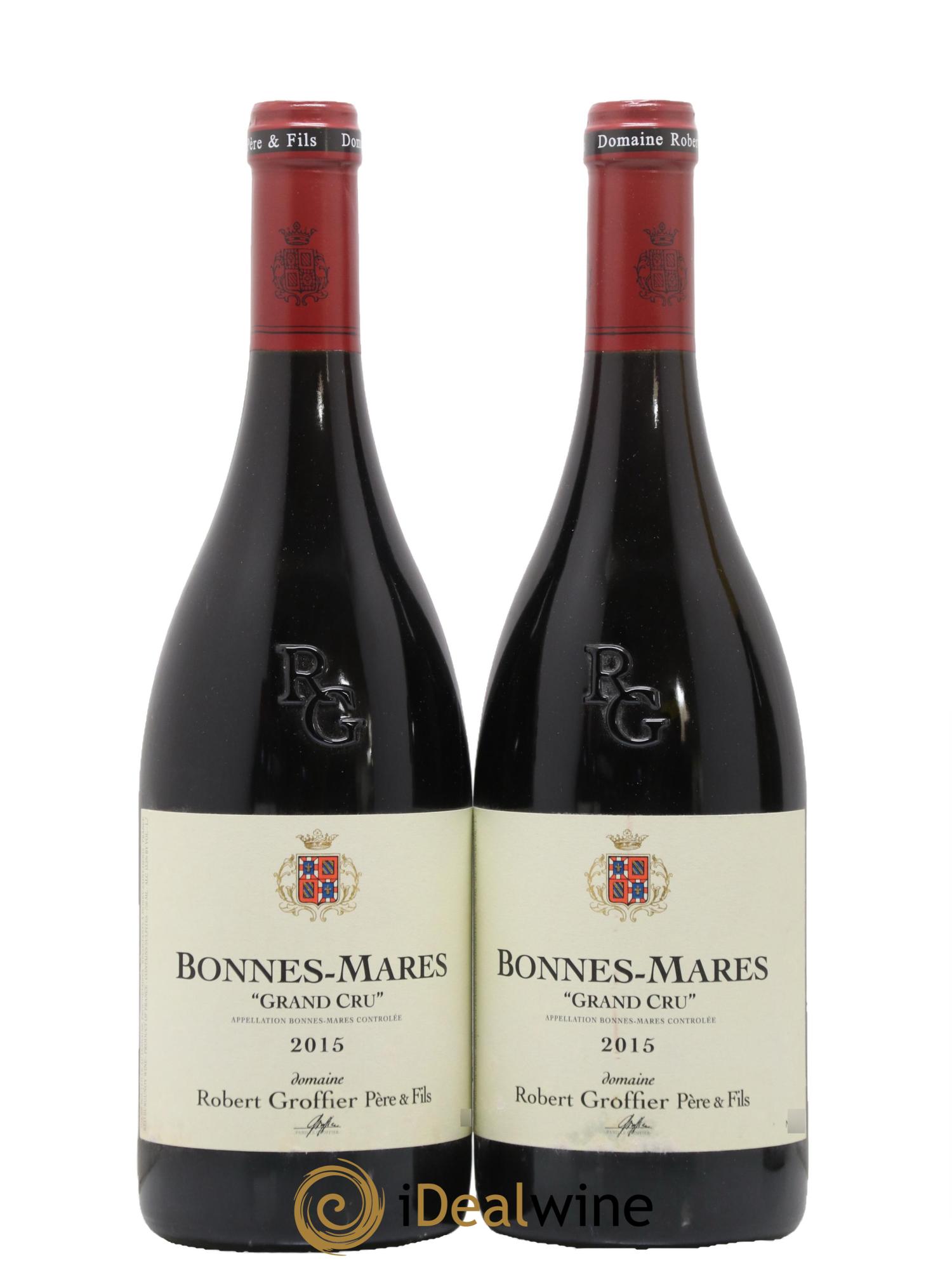 Bonnes-Mares Grand Cru Robert Groffier Père & Fils (Domaine) 2015 - Lot of 2 bottles - 0