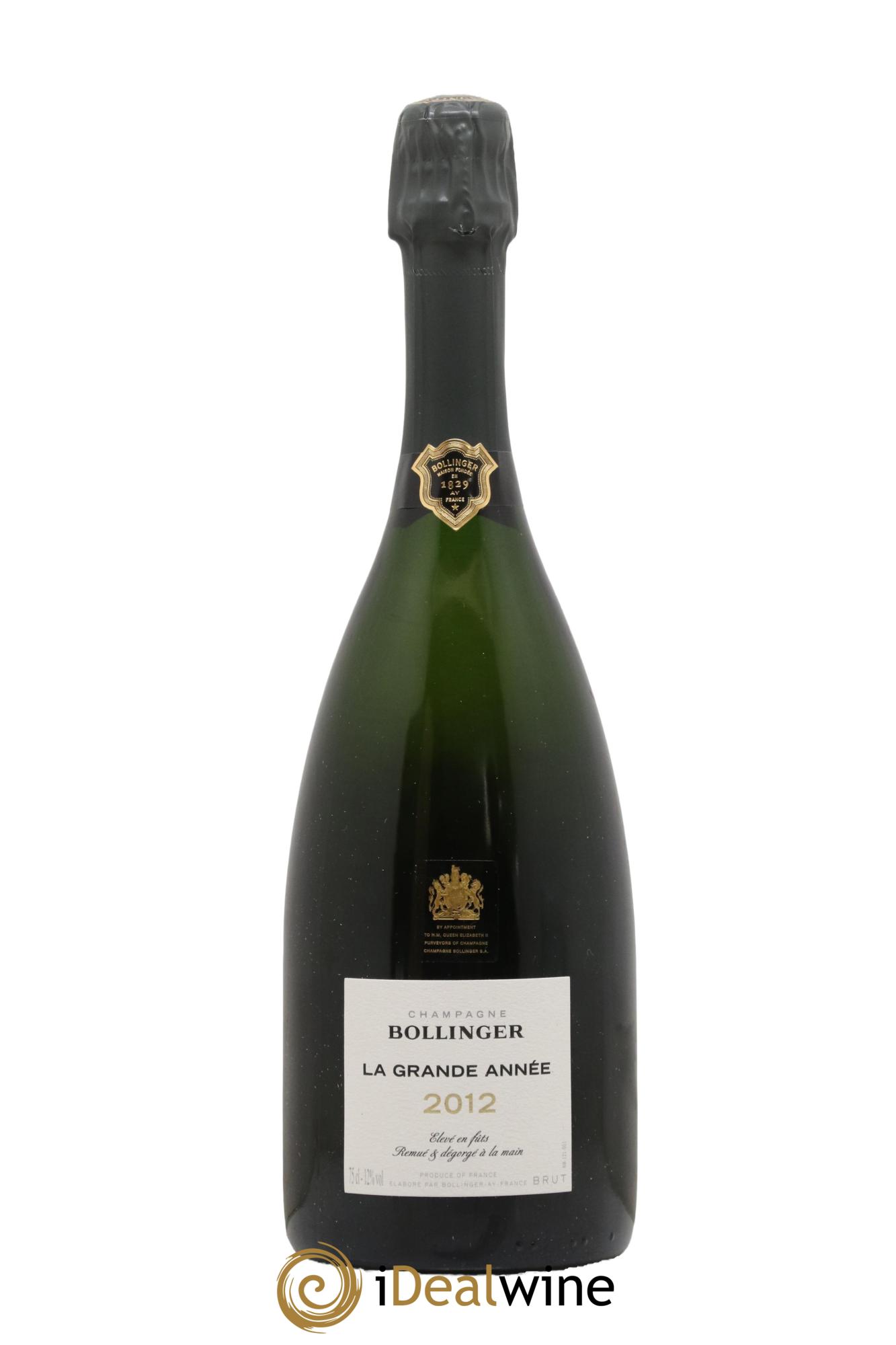 Grande Année Bollinger 2012 - Lot de 1 bouteille - 0