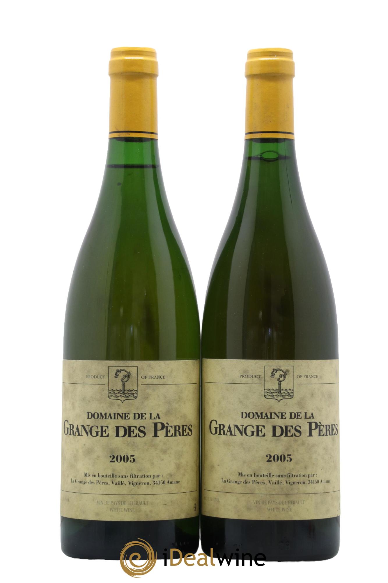 IGP Pays d'Hérault Grange des Pères Laurent Vaillé 2005 - Lot of 2 bottles - 0