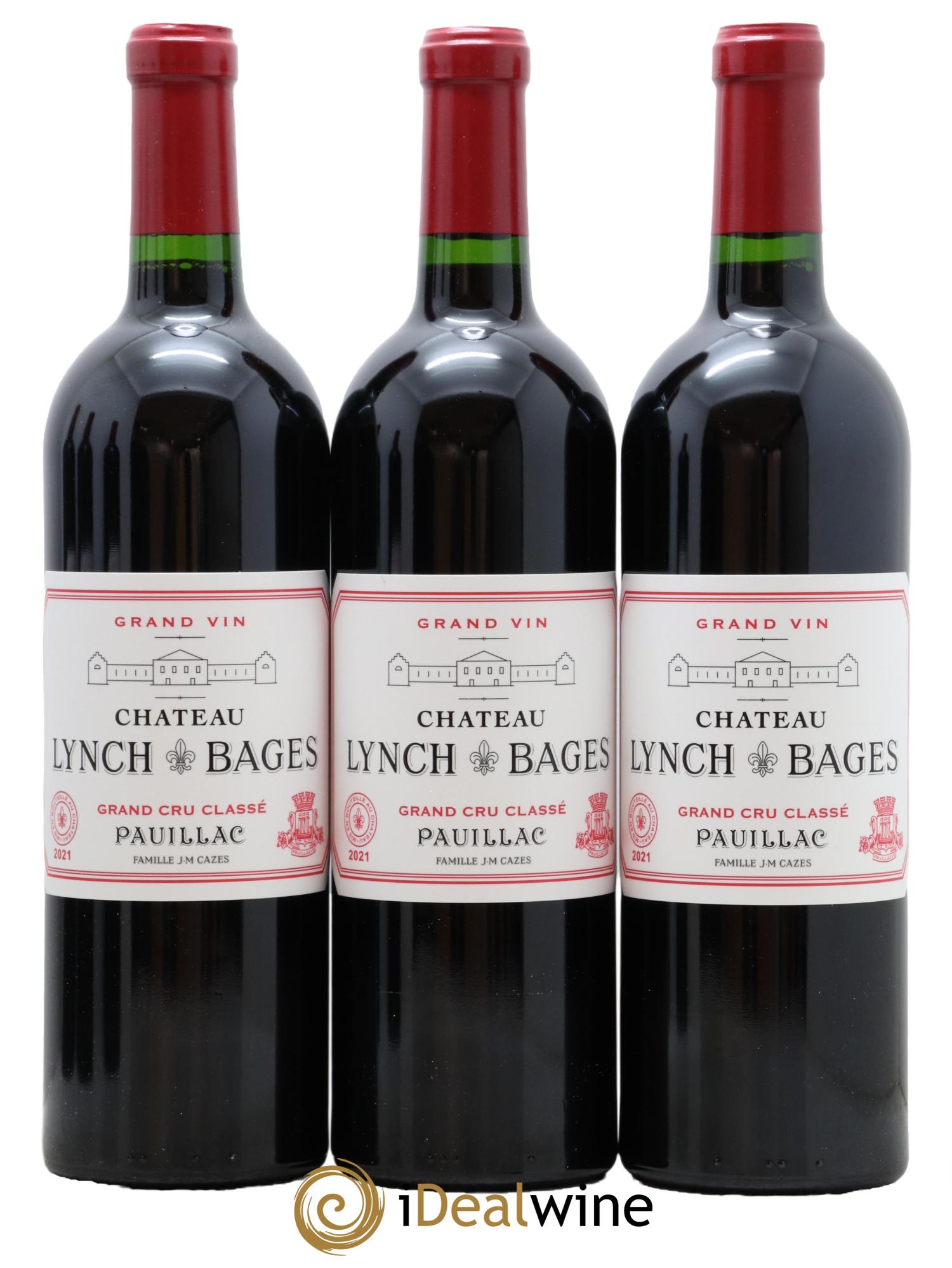 Château Lynch Bages 5ème Grand Cru Classé 2021 - Lot de 6 bouteilles - 1