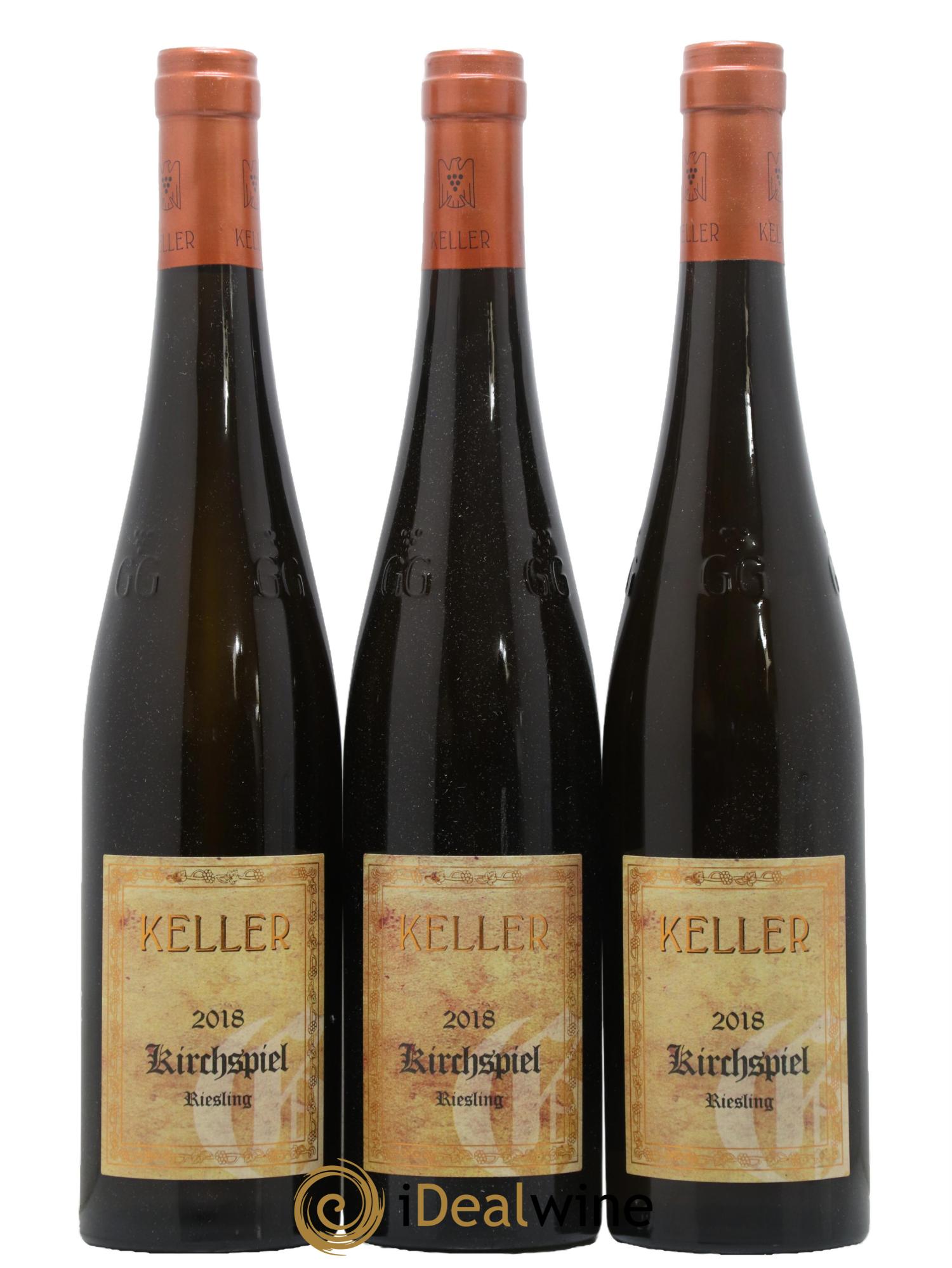 Riesling Trocken Westhofen Kirchspiel Keller 2018 - Lot de 3 bouteilles - 0