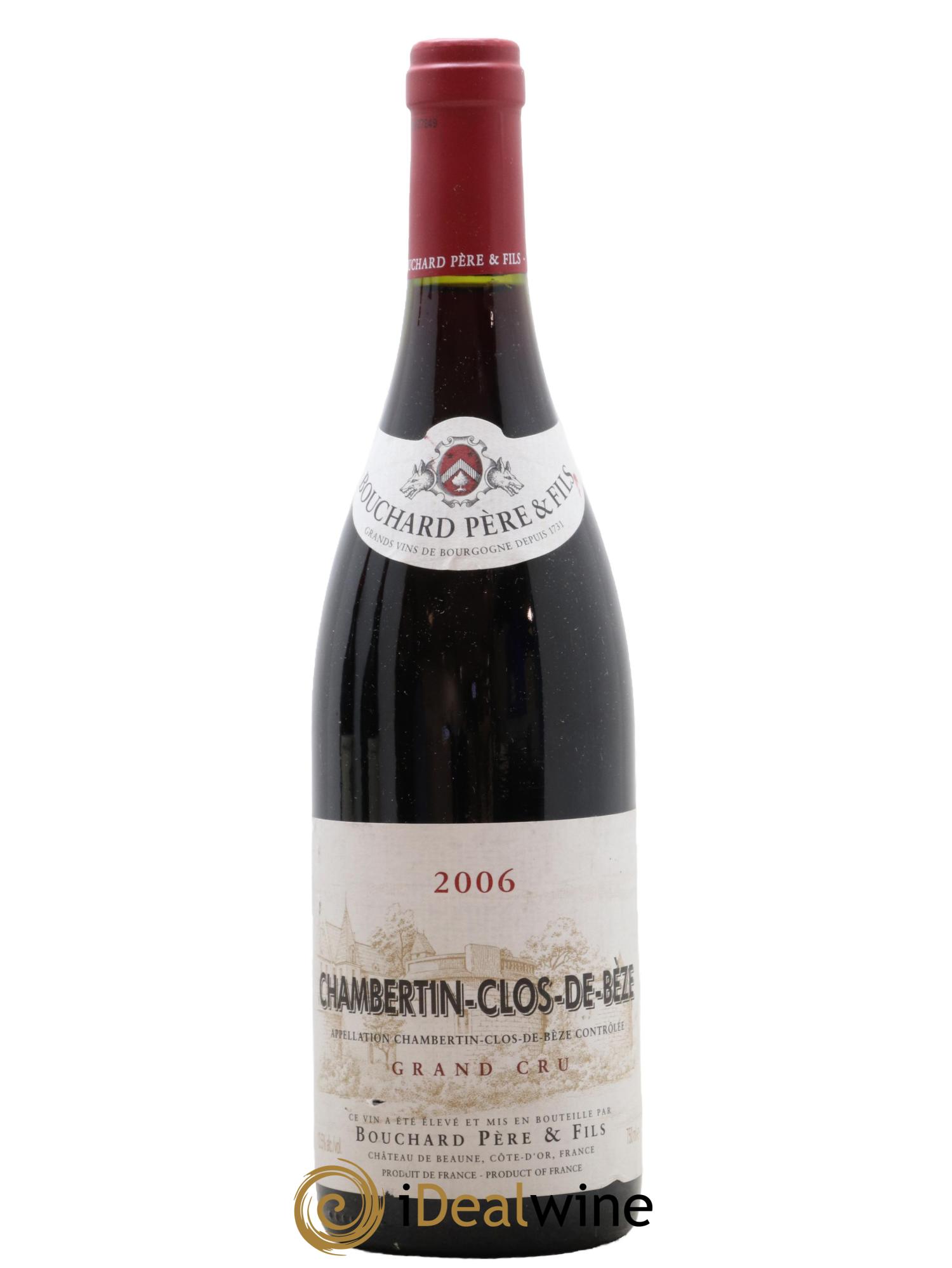 Chambertin Grand Cru Bouchard Père & Fils 2006 - Lot de 1 bouteille - 0