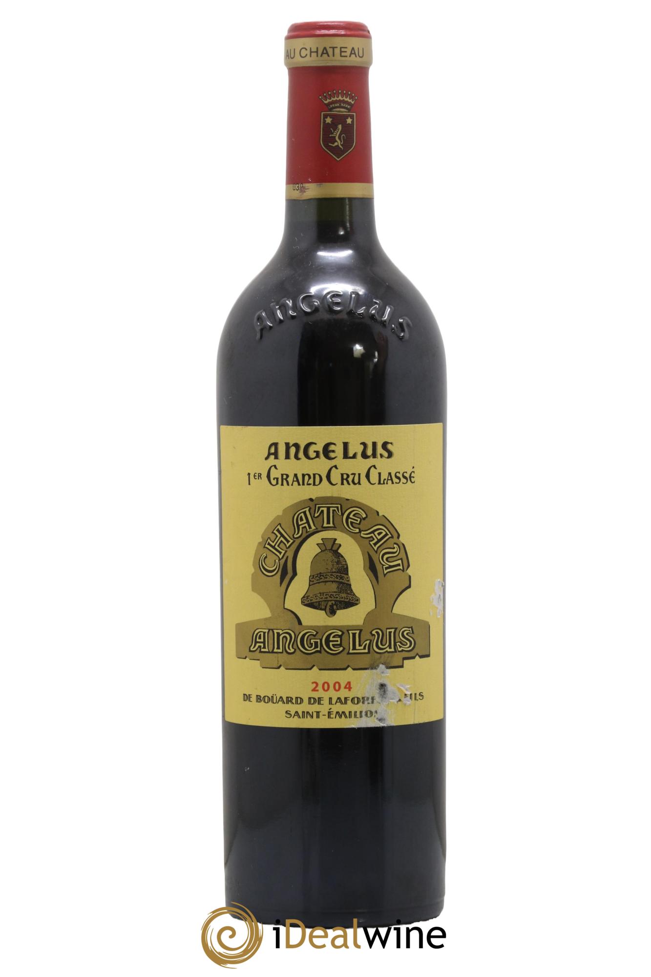 Château Angélus 1er Grand Cru Classé A 2004 - Lot de 1 bouteille - 0