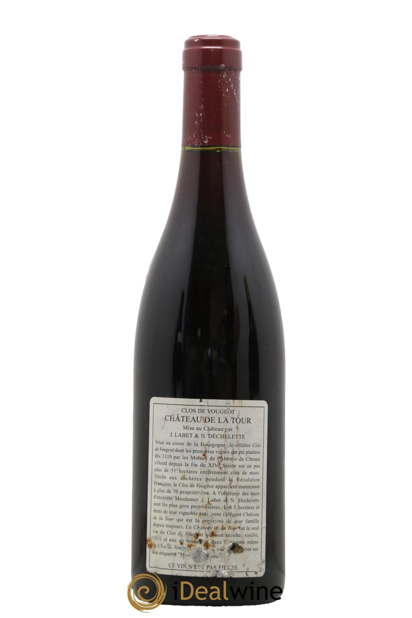 Clos de Vougeot Grand Cru Vieilles Vignes Château de La Tour 1999 - Lotto di 1 bottiglia - 1