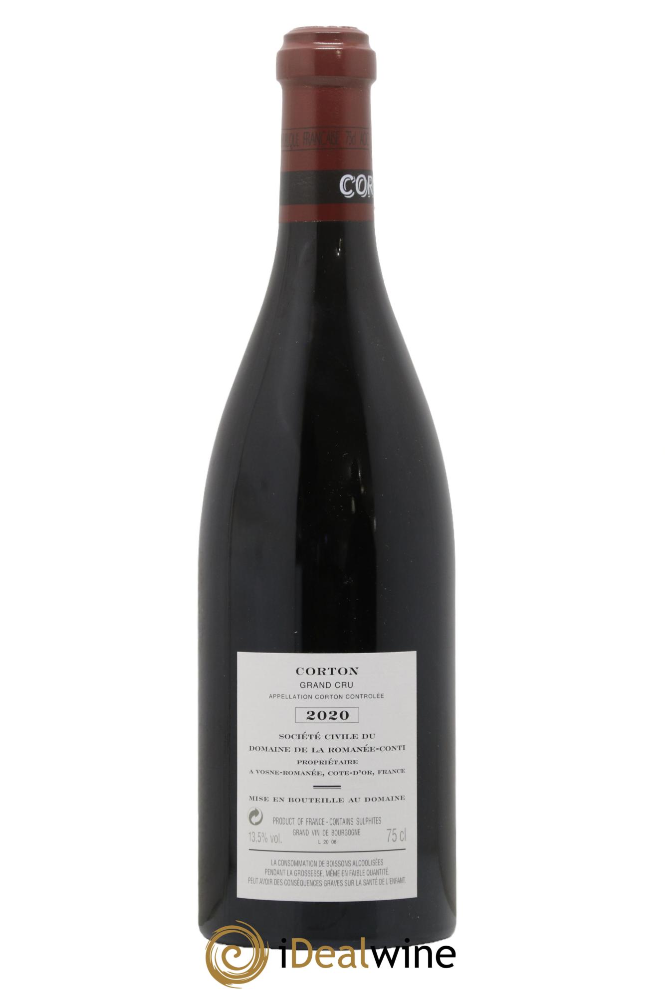 Corton Grand Cru Domaine de la Romanée-Conti 2020 - Lotto di 1 bottiglia - 1