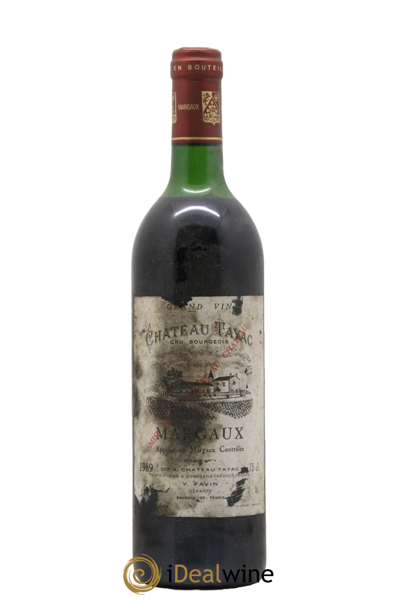 Château Tayac Cru Bourgeois 1989 - Lotto di 1 bottiglia - 0