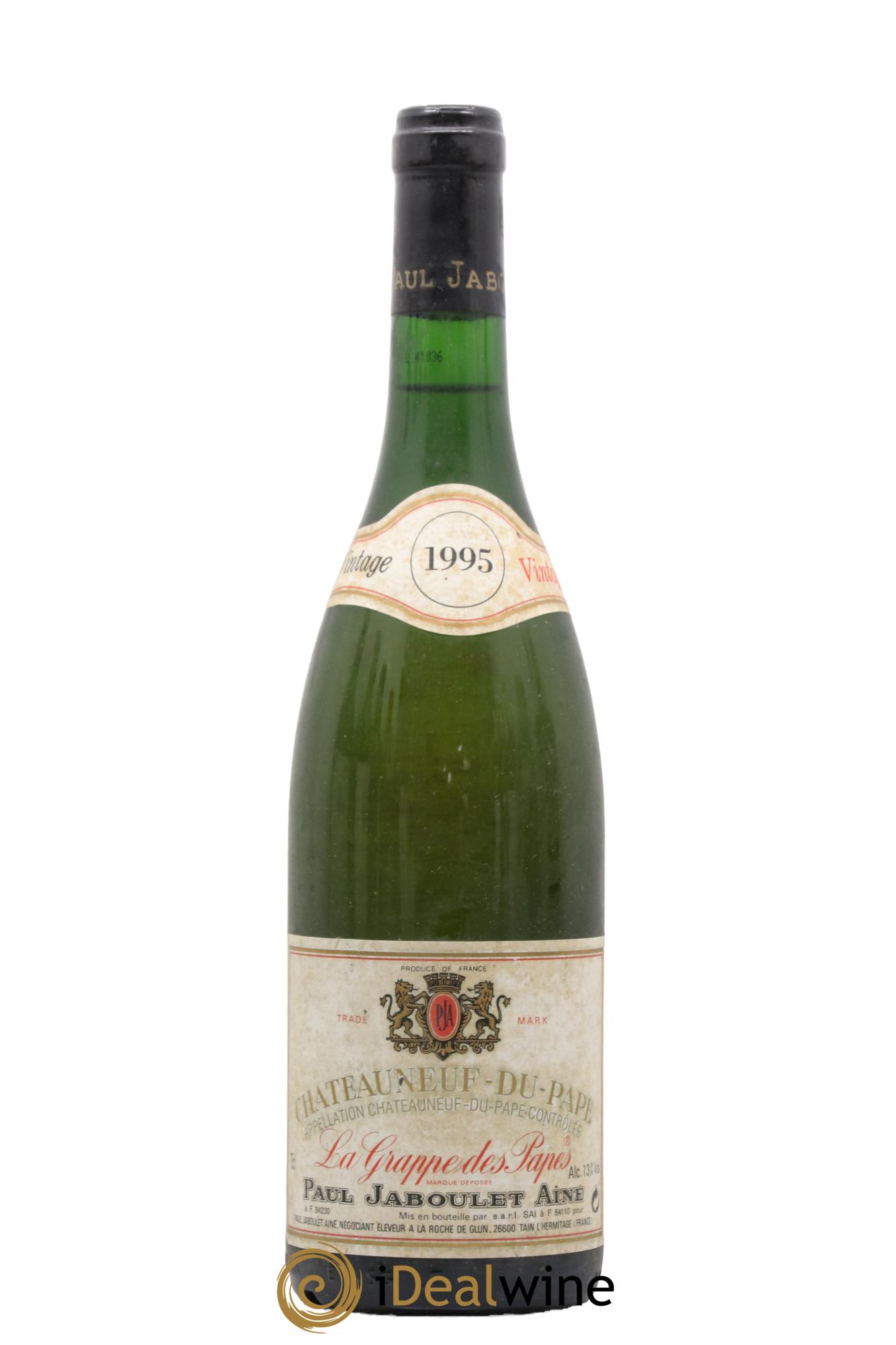 Châteauneuf-du-Pape La Grappe Des Papes Jaboulet 1995 - Lotto di 1 bottiglia - 0