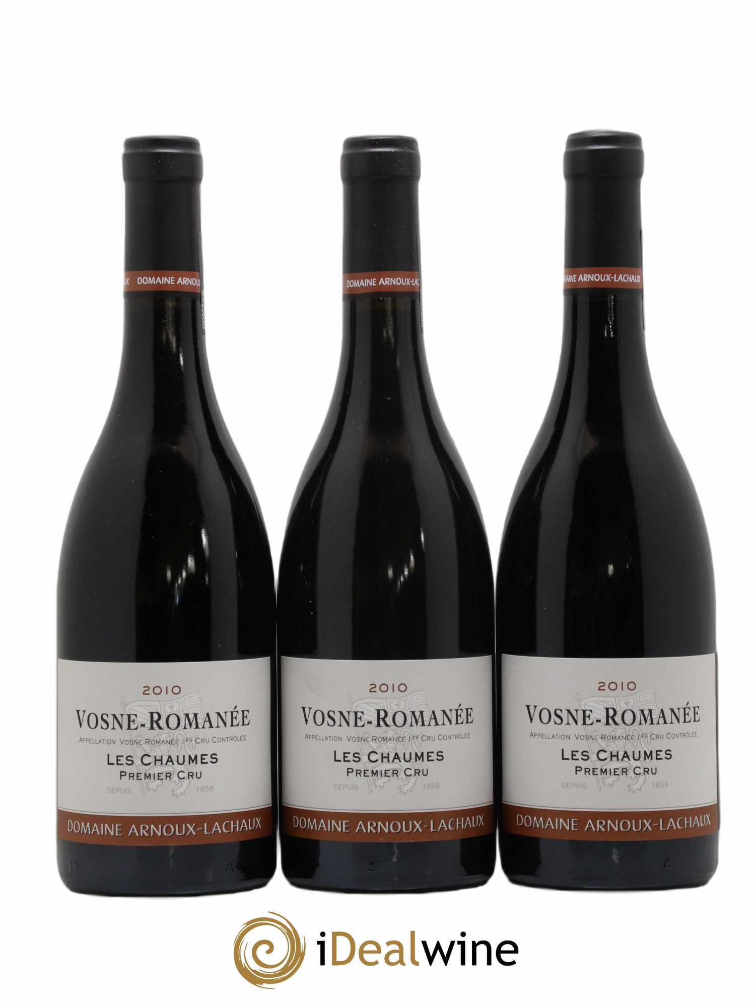 Vosne-Romanée 1er Cru Les Chaumes Arnoux-Lachaux (Domaine) 2010 - Lot of 3 bottles - 0