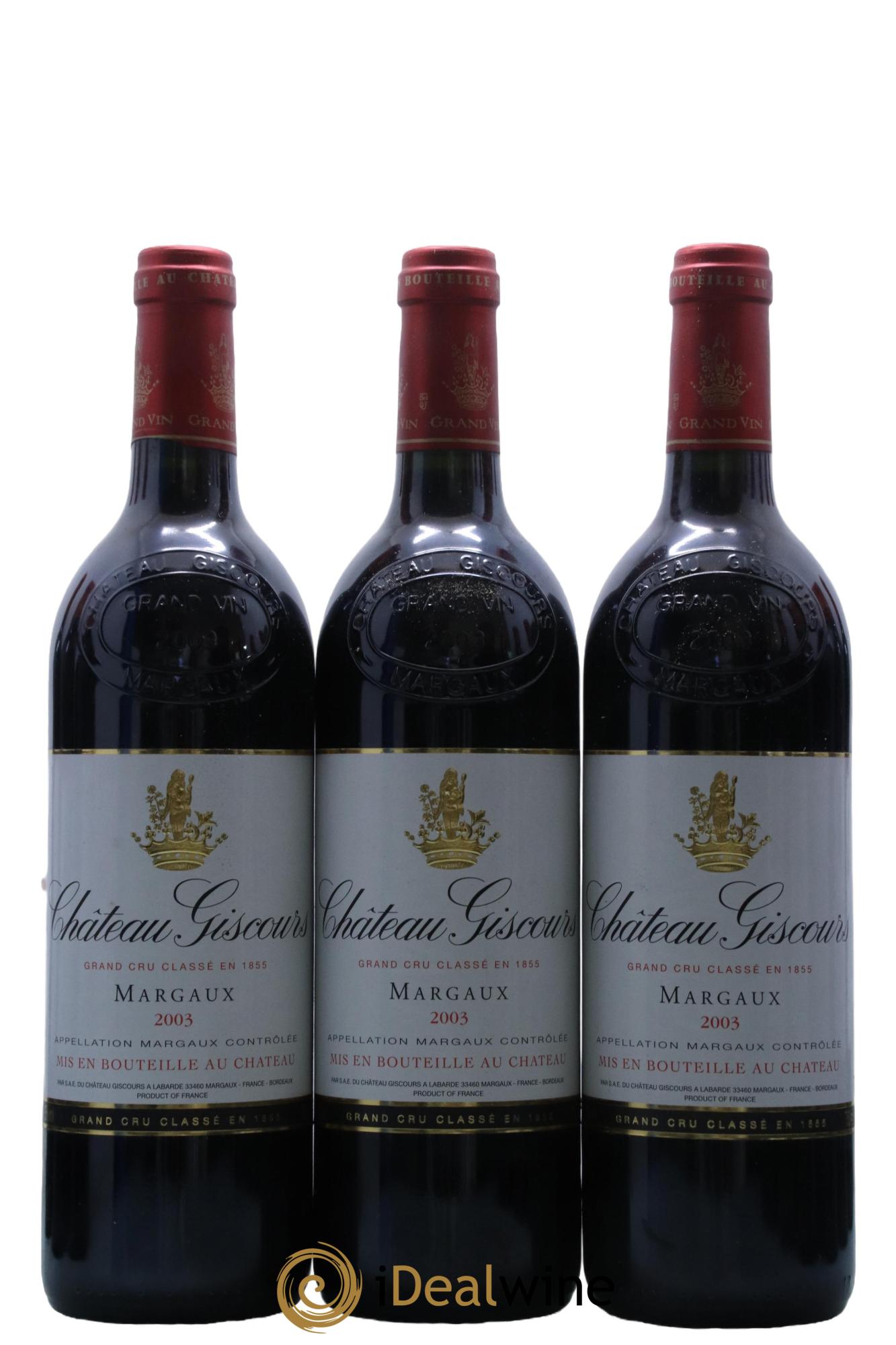 Château Giscours 3ème Grand Cru Classé  2003 - Lot of 12 bottles - 1