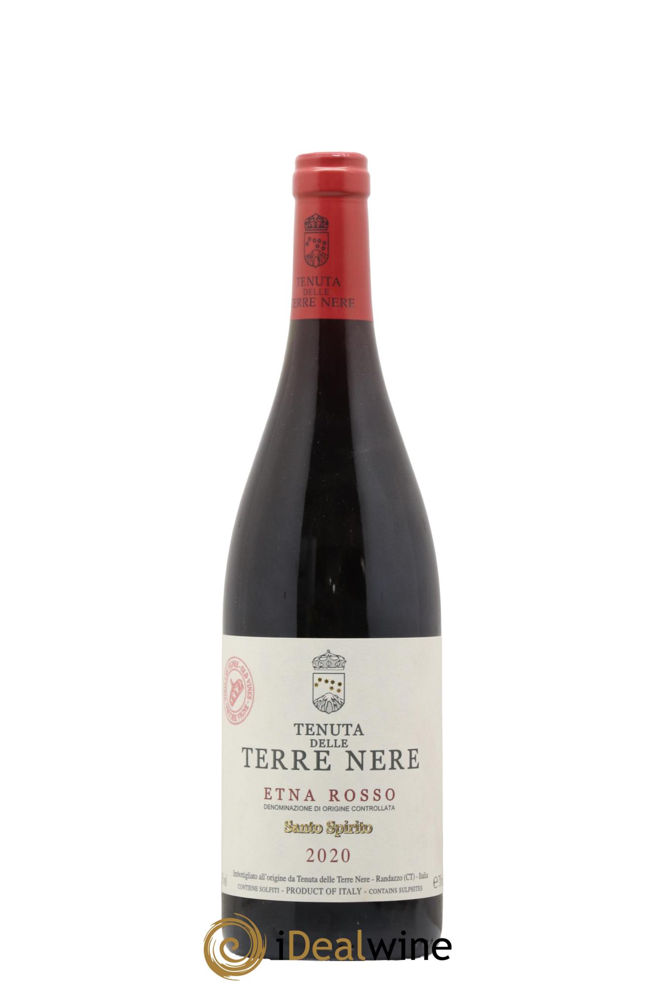 Etna Rosso DOC Tenuta delle Terre Nere Santo Spirito Vieilles Vignes 2020 - Lot de 1 bouteille - 0