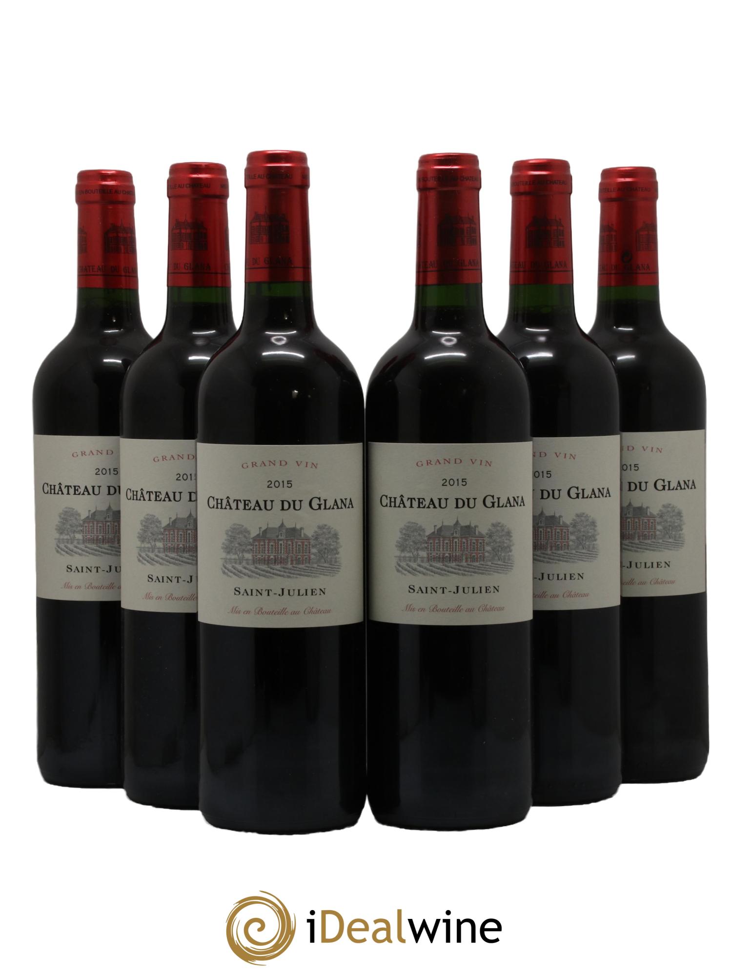 Château du Glana Cru Bourgeois 2015 - Lot of 6 bottles - 0