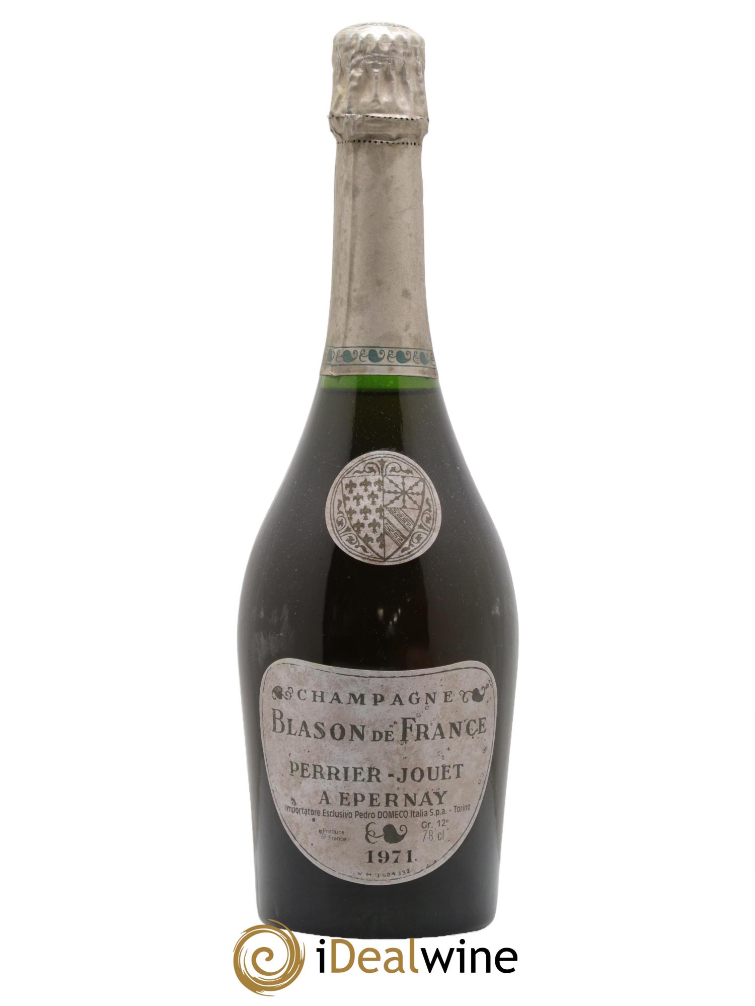 Blason de France Perrier-Jouët 1971 - Lot of 1 bottle - 0