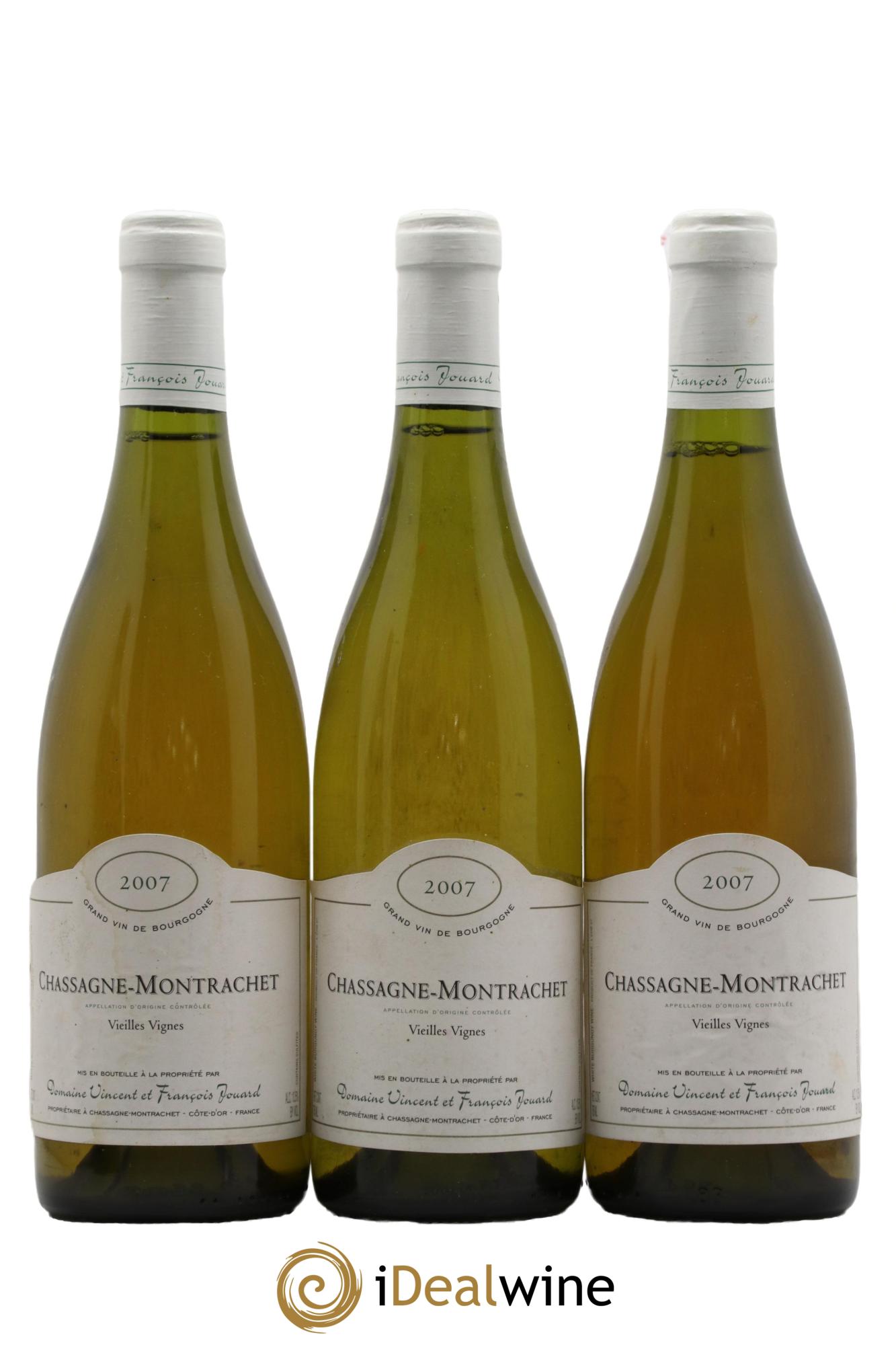 Chassagne-Montrachet Vieilles Vignes Vincent et François Jouard 2007 - Lotto di 3 bottiglie - 0