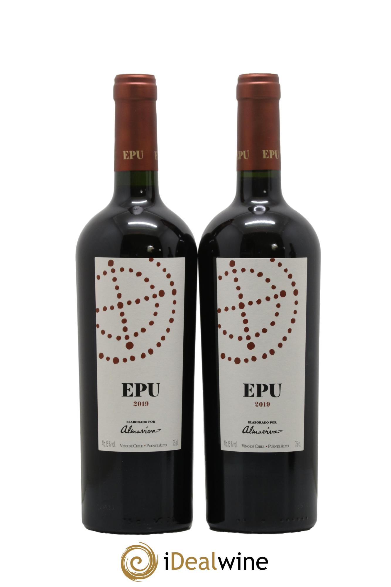 Maipo Valley Almaviva Epu Baron P. de Rothschild Concha y Toro 2019 - Lotto di 2 bottiglie - 0