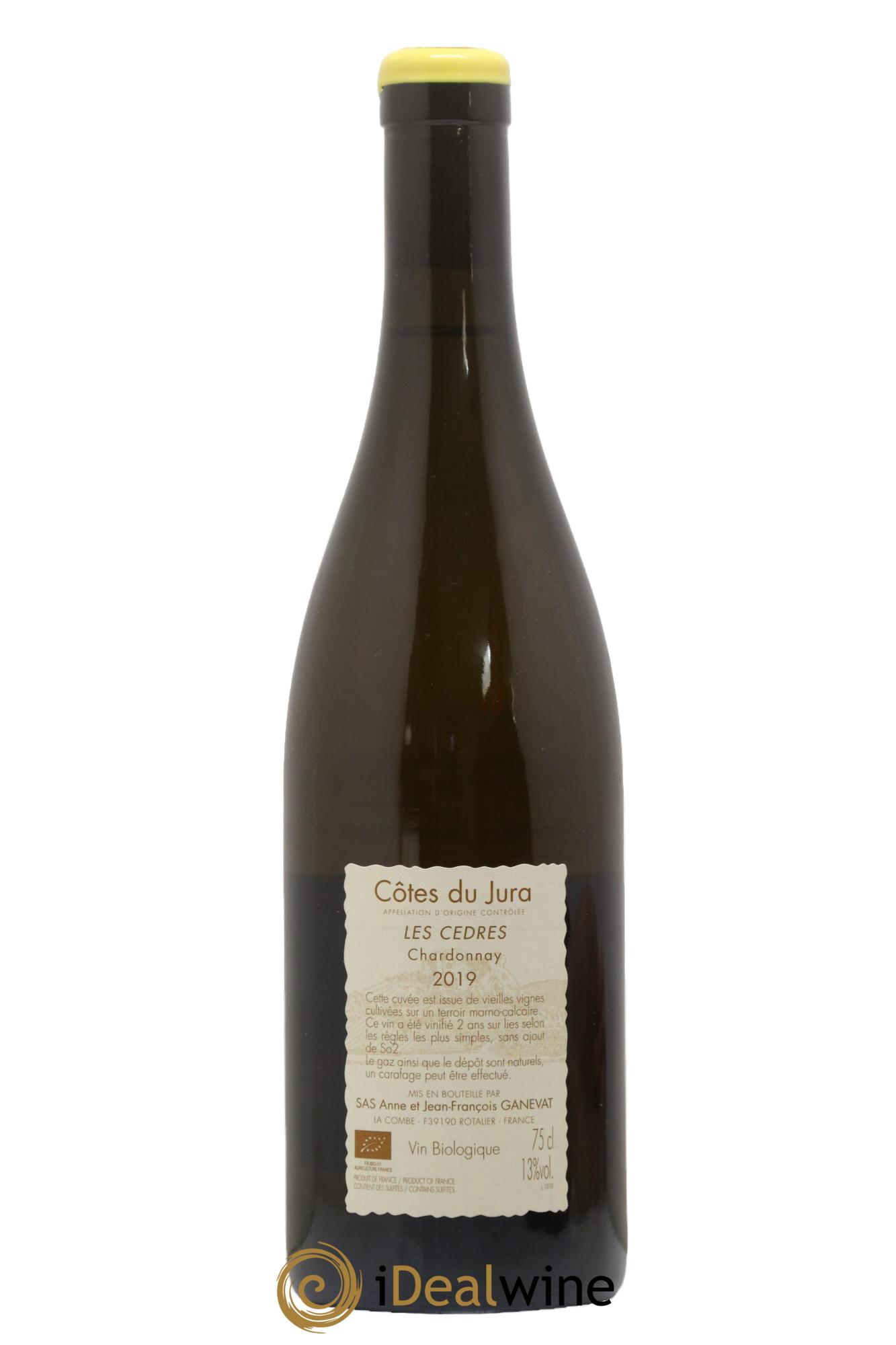 Vin de France (anciennement Côtes du Jura) Les Cèdres Anne et Jean François Ganevat 2019 - Posten von 1 Flasche - 1