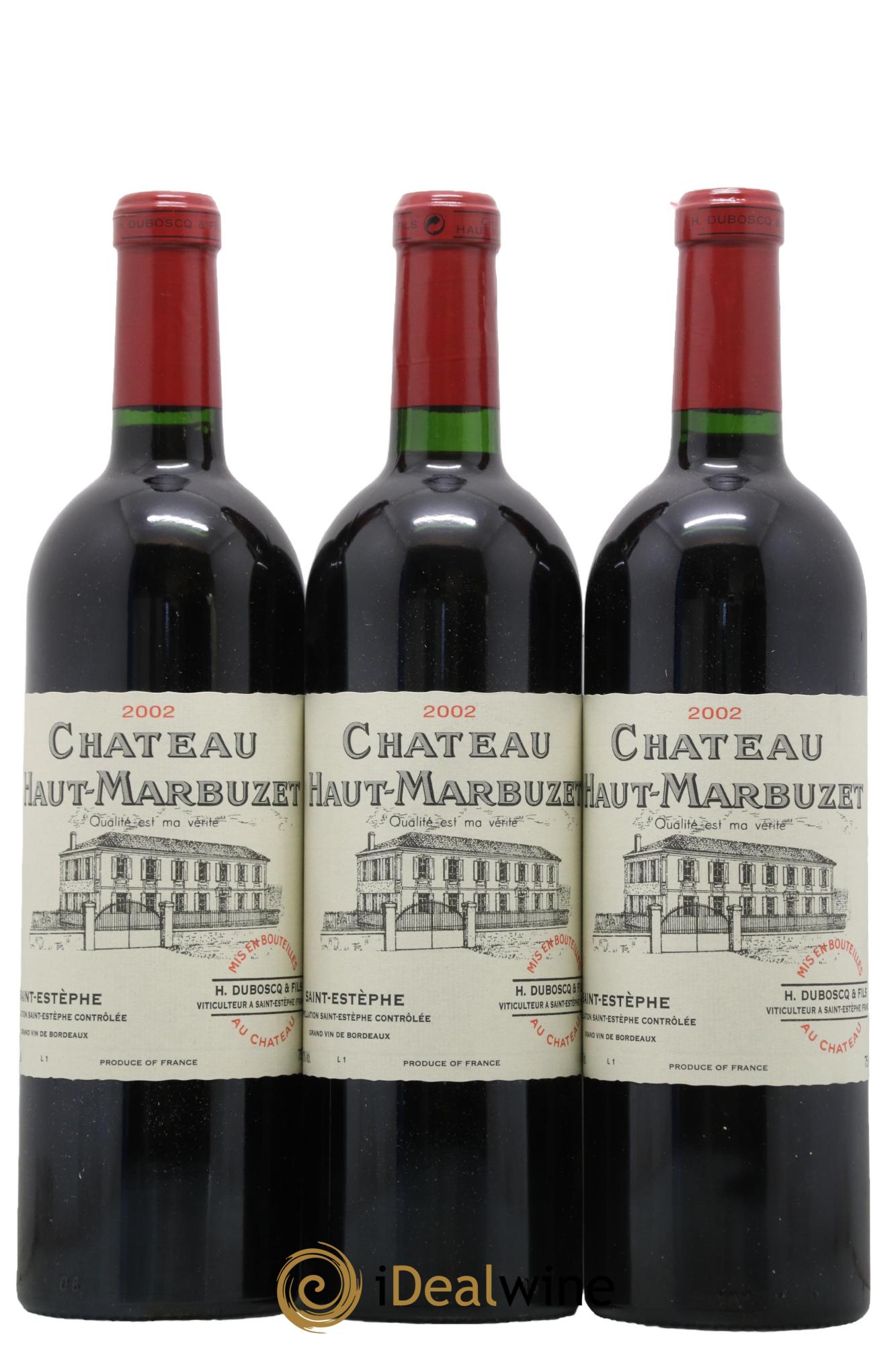 Château Haut Marbuzet 2002 - Lot de 12 bouteilles - 4