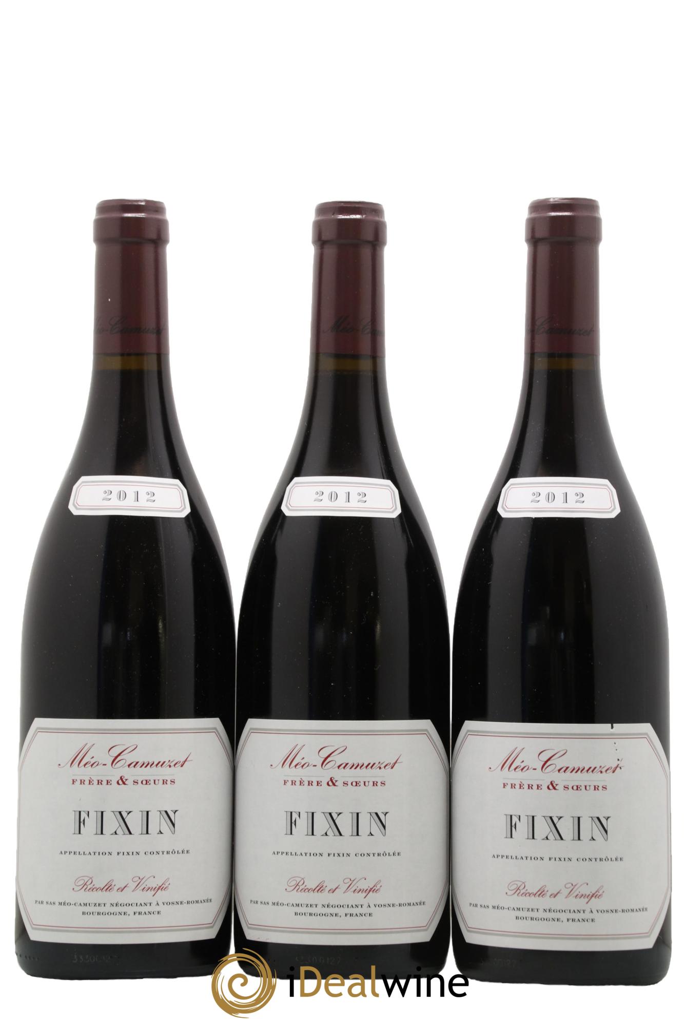 Fixin Méo-Camuzet (Frère & Soeurs) 2012 - Lot de 3 bouteilles - 0