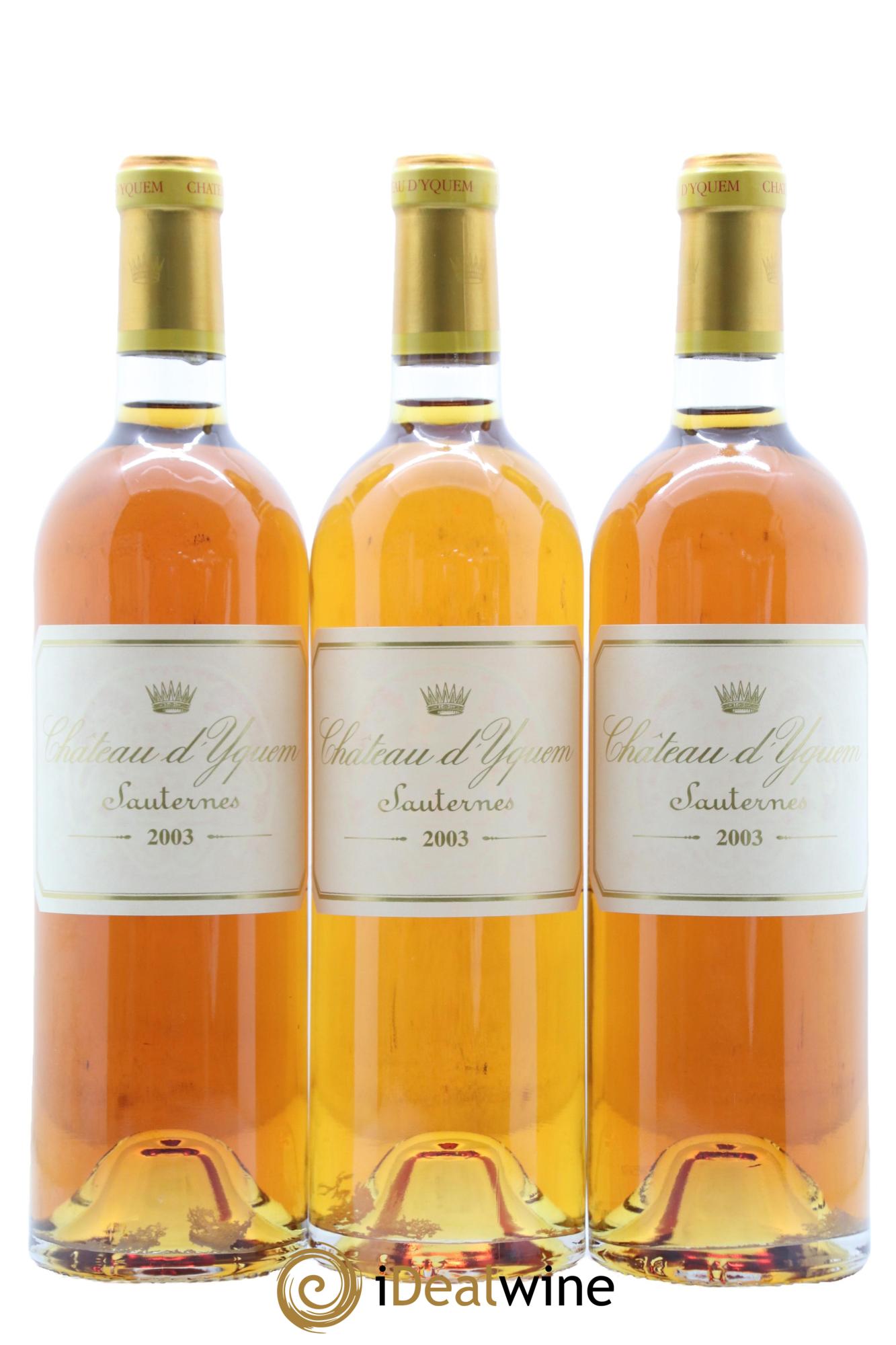 Château d' Yquem 1er Cru Classé Supérieur 2003 - Posten von 6 Flaschen - 4