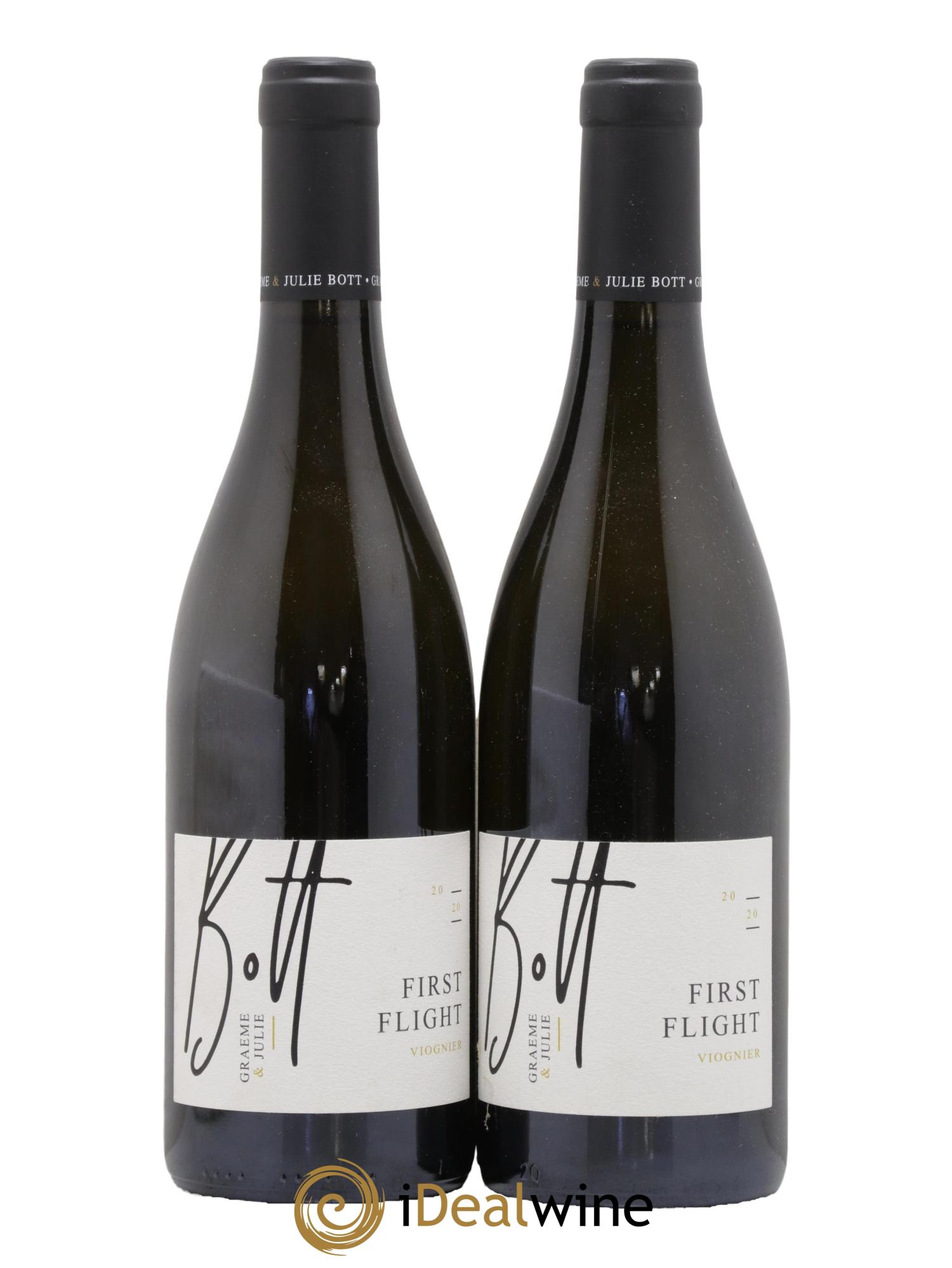 IGP Collines Rhodaniennes Viognier First Flight Graeme & Julie Bott 2020 - Lot of 2 bottles - 0