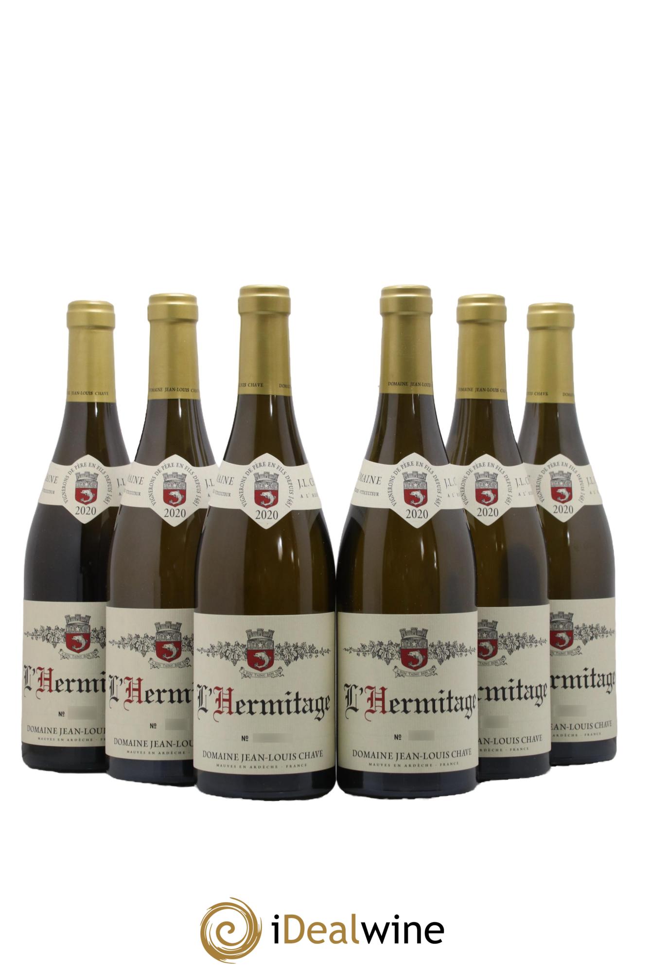 Hermitage Jean-Louis Chave 2020 - Lot de 6 bouteilles - 0