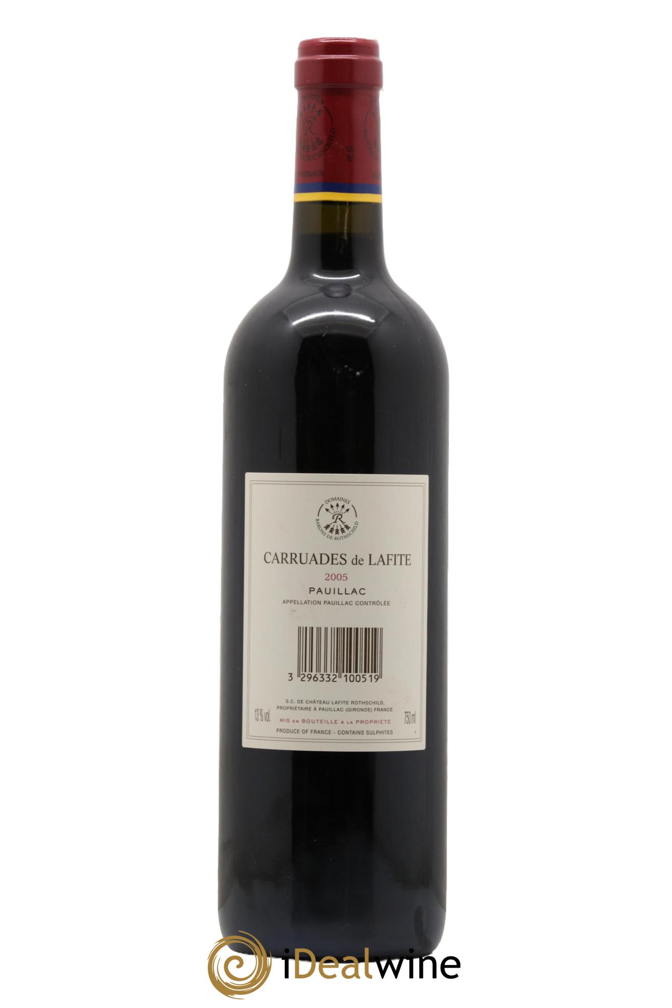 Carruades de Lafite Rothschild Second Vin 2005 - Posten von 1 Flasche - 1