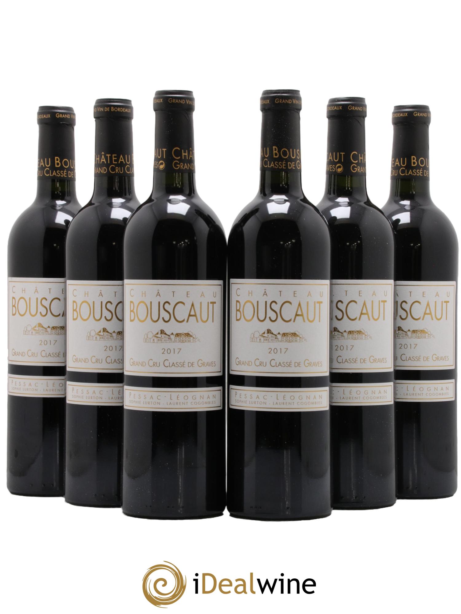 Château Bouscaut Cru Classé de Graves  2017 - Lot de 6 bouteilles - 0