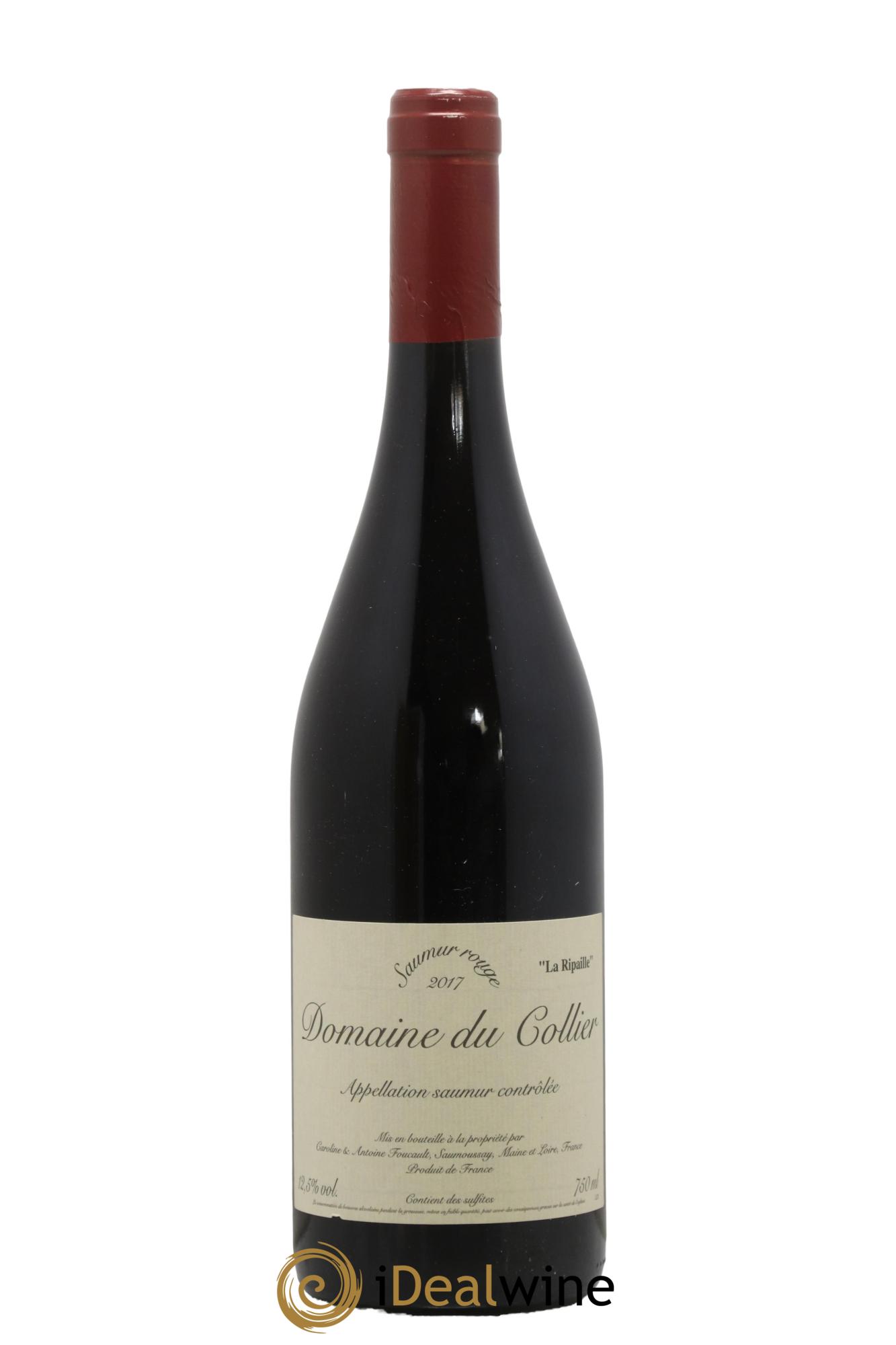 Saumur La Ripaille Domaine du Collier  2017 - Lot de 1 bouteille - 0